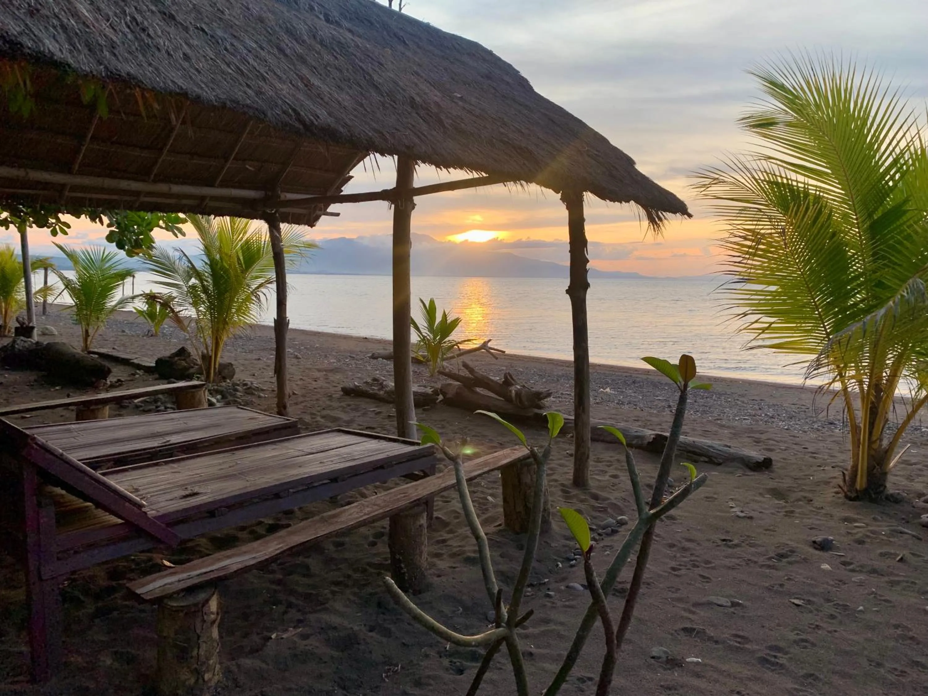 Beach in Budi Sun Resort, Flores, Maumere