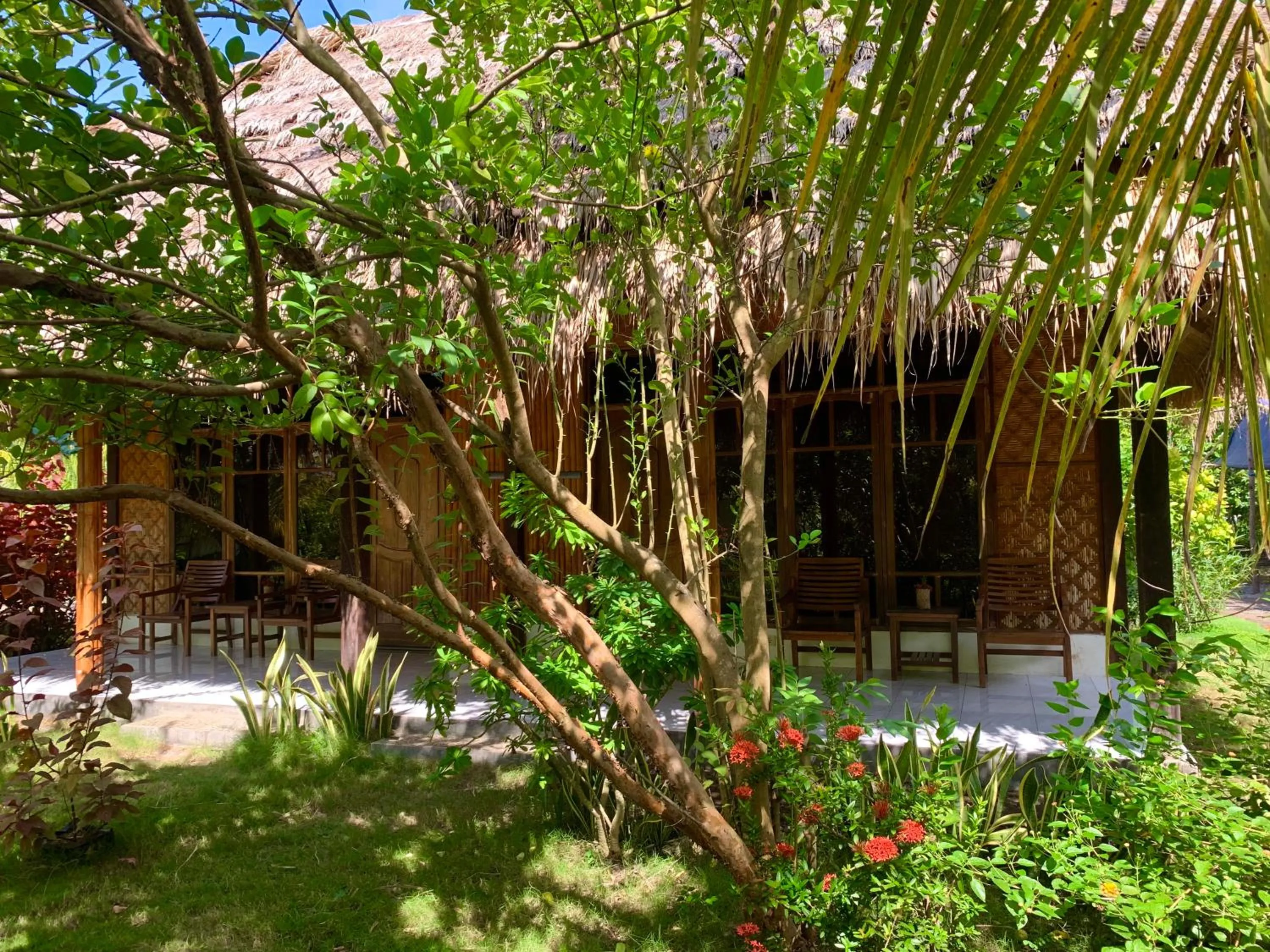 Facade/entrance in Budi Sun Resort, Flores, Maumere
