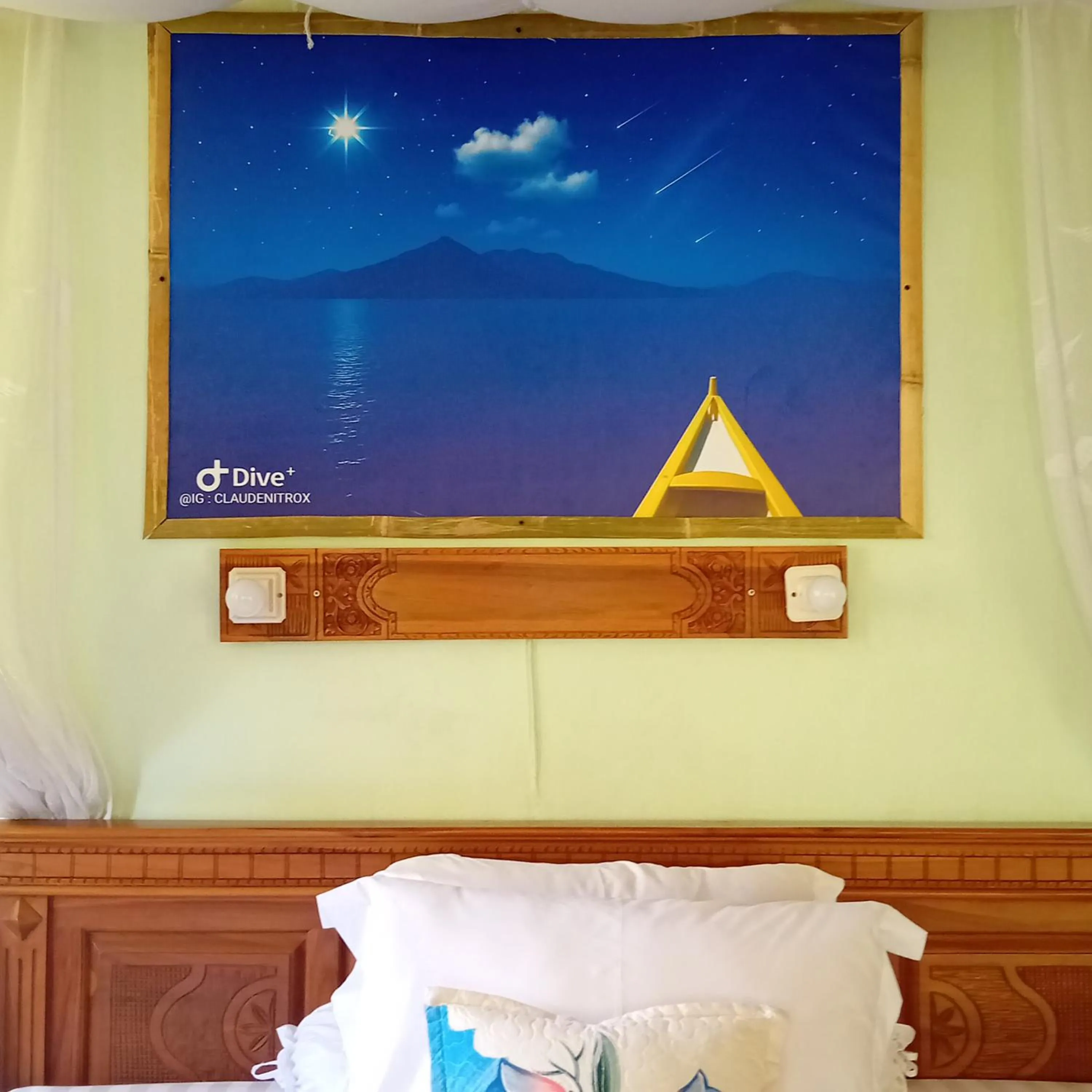 Photo of the whole room, Bed in Budi Sun Resort, Flores, Maumere