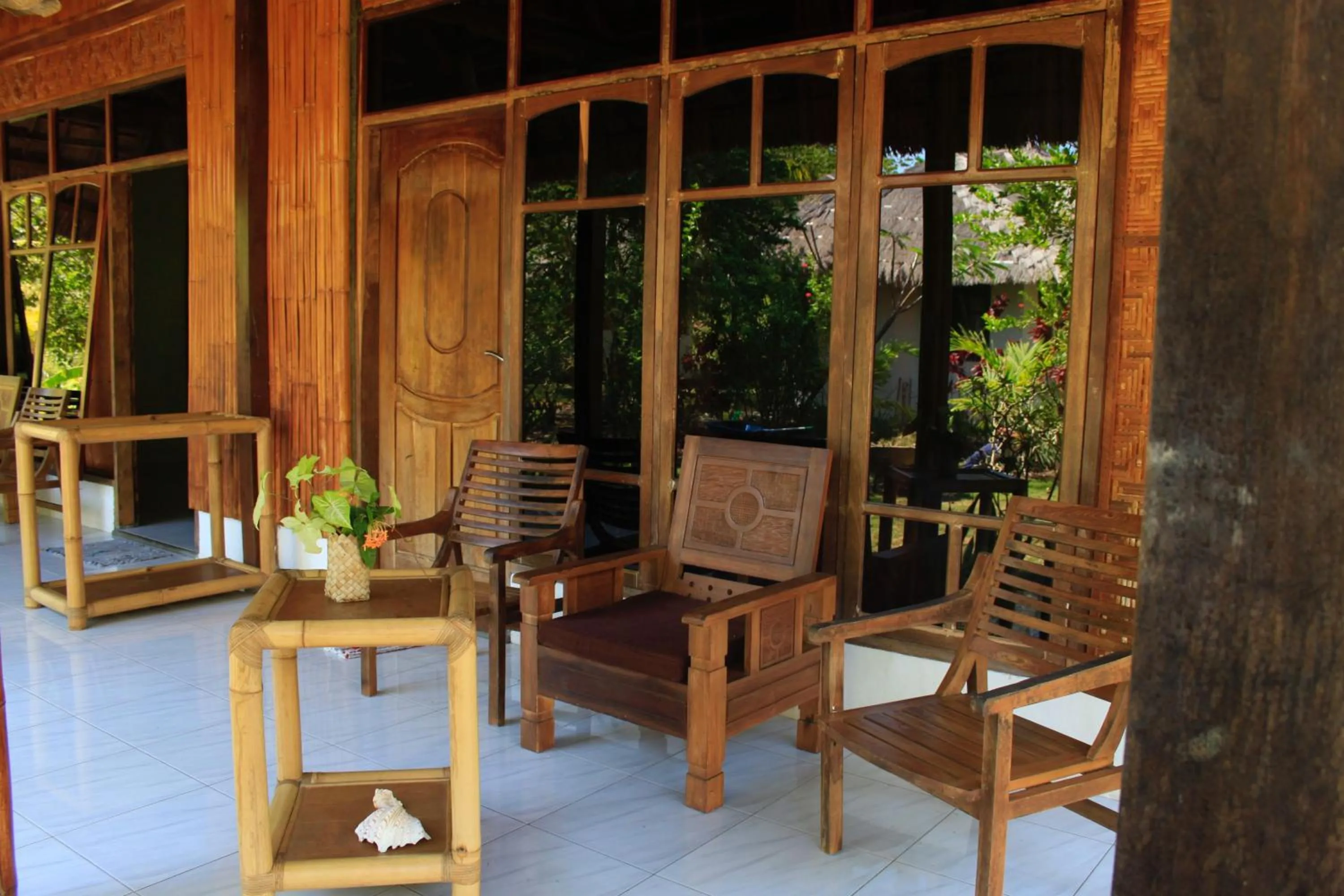 Balcony/Terrace in Budi Sun Resort, Flores, Maumere
