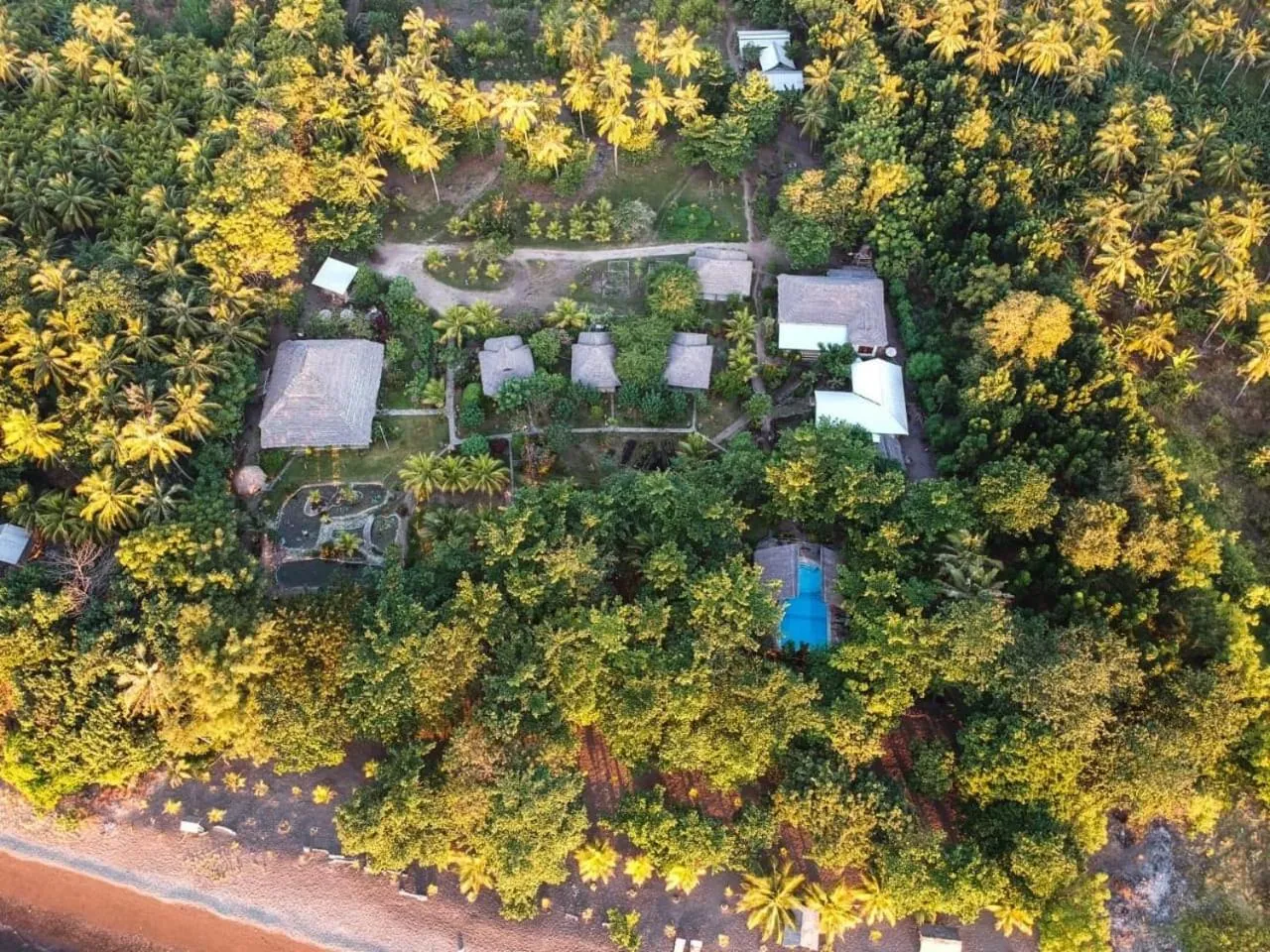 Natural landscape in Budi Sun Resort, Flores, Maumere