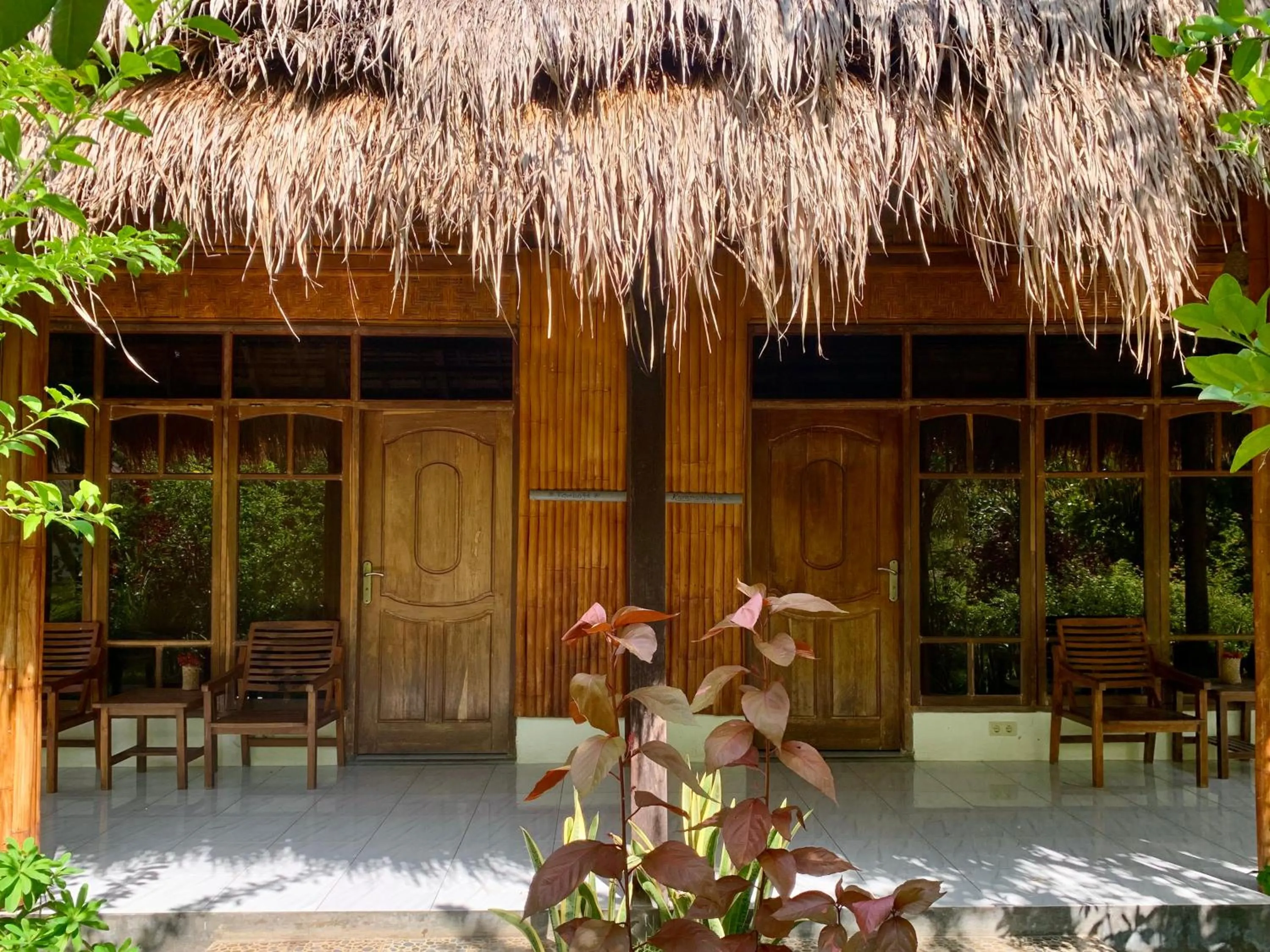 Facade/entrance in Budi Sun Resort, Flores, Maumere