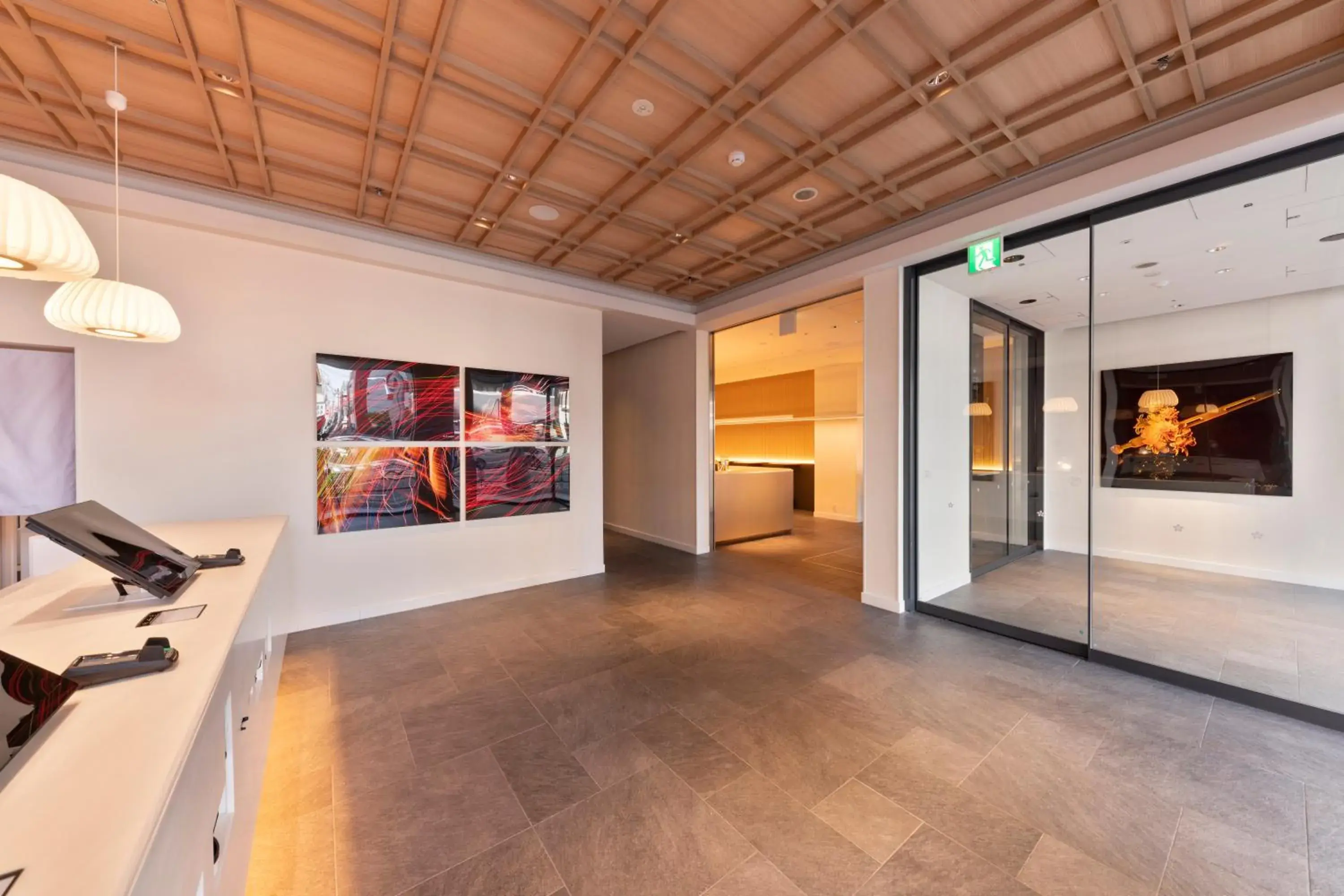 Lobby or reception in The Kanzashi Tokyo Asakusa Lobby or reception in The Kanzashi Tokyo Asakusa