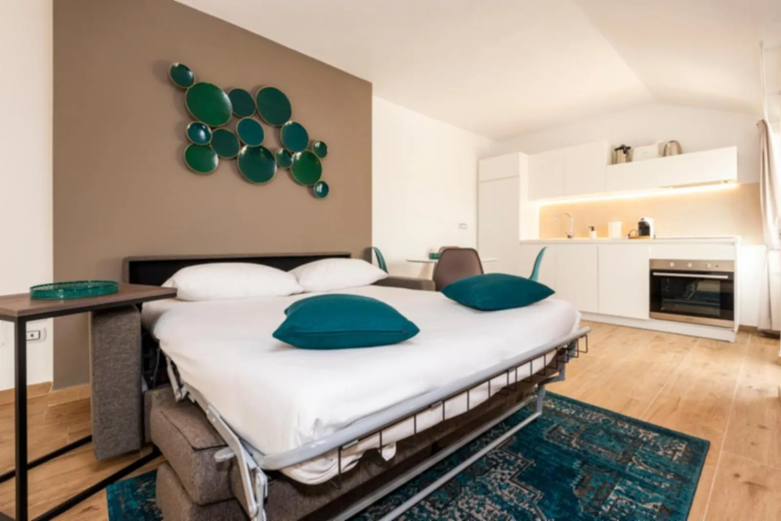 Bed in Aurelia Antica Suites & Apartments