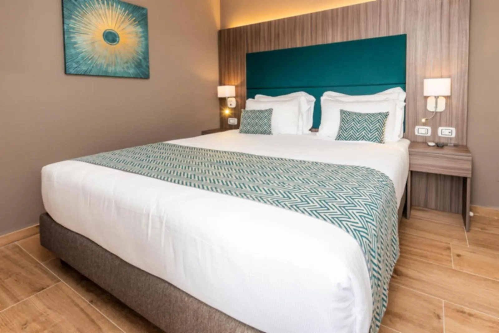 Bed in Aurelia Antica Suites & Apartments