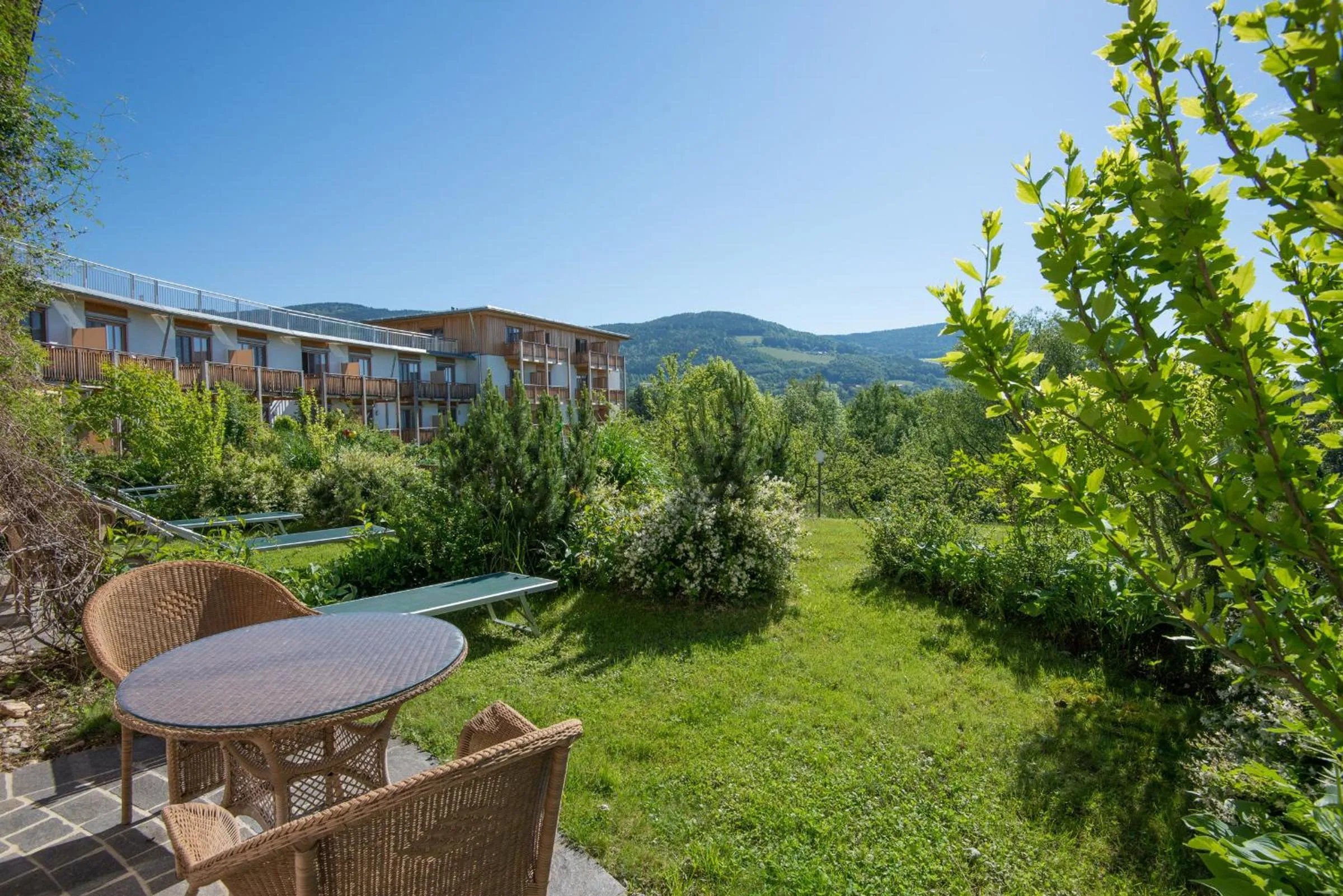 Garden view in RETTER Bio-Natur-Resort