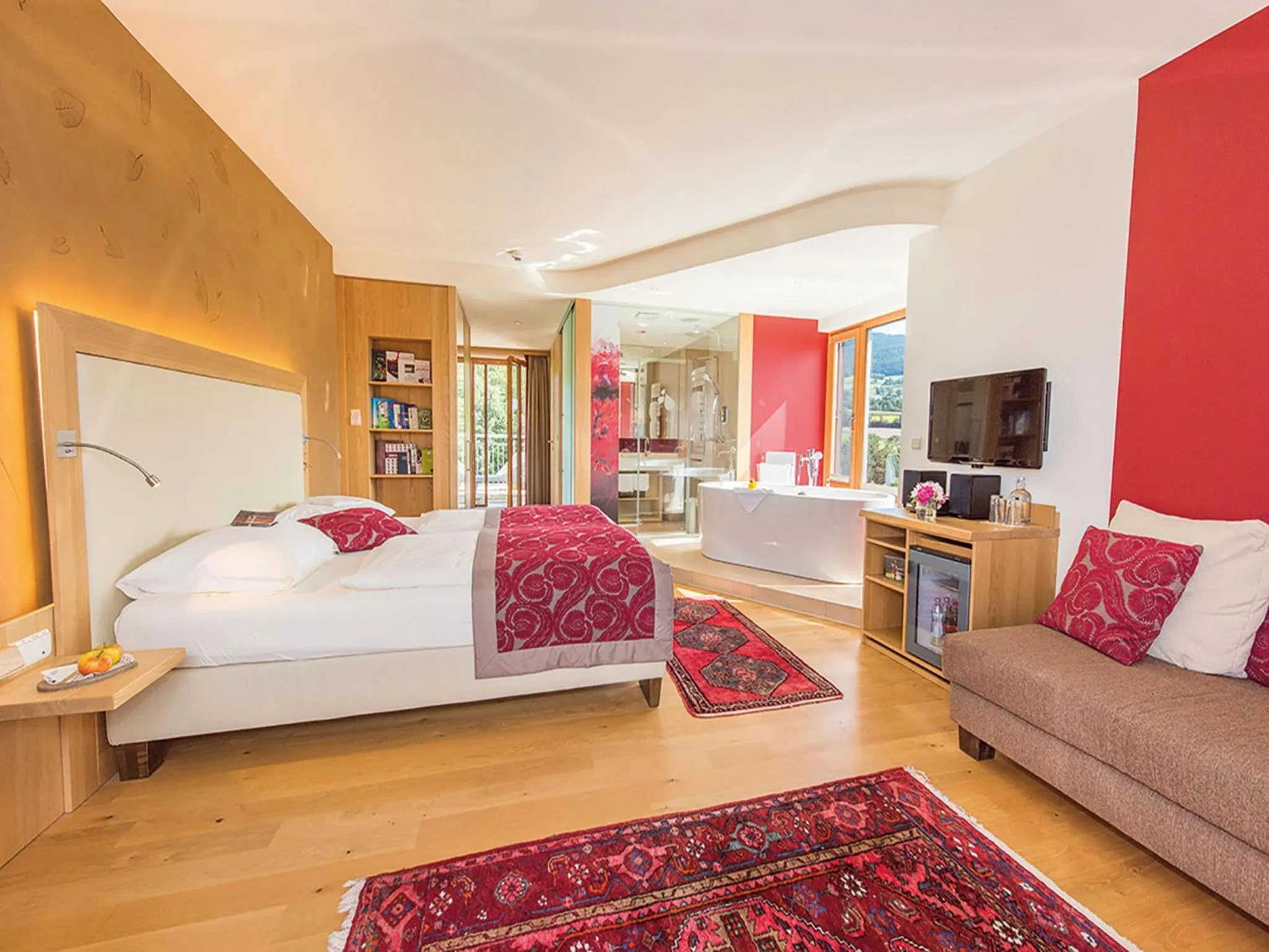 Shower, Bed in RETTER Bio-Natur-Resort