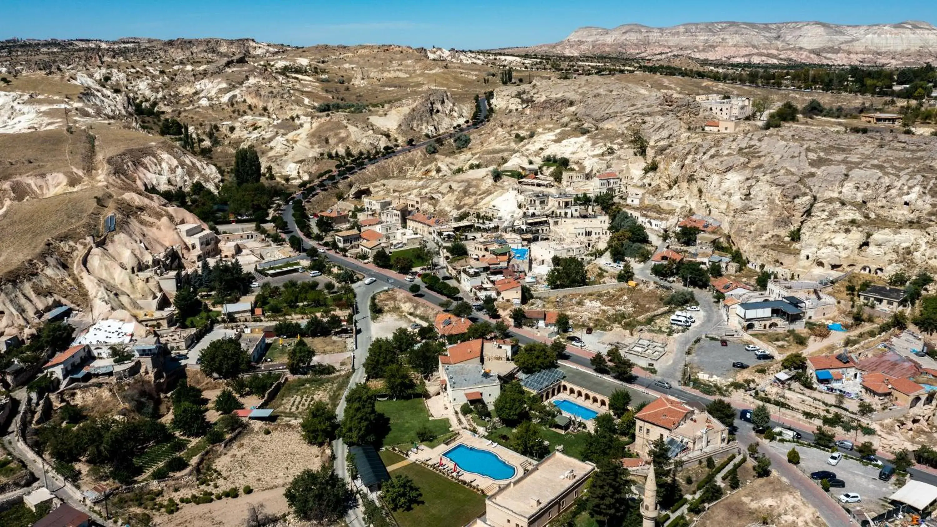 Bird's eye view in Utopia Cave Cappadocia Bird's eye view in Utopia Cave Cappadocia