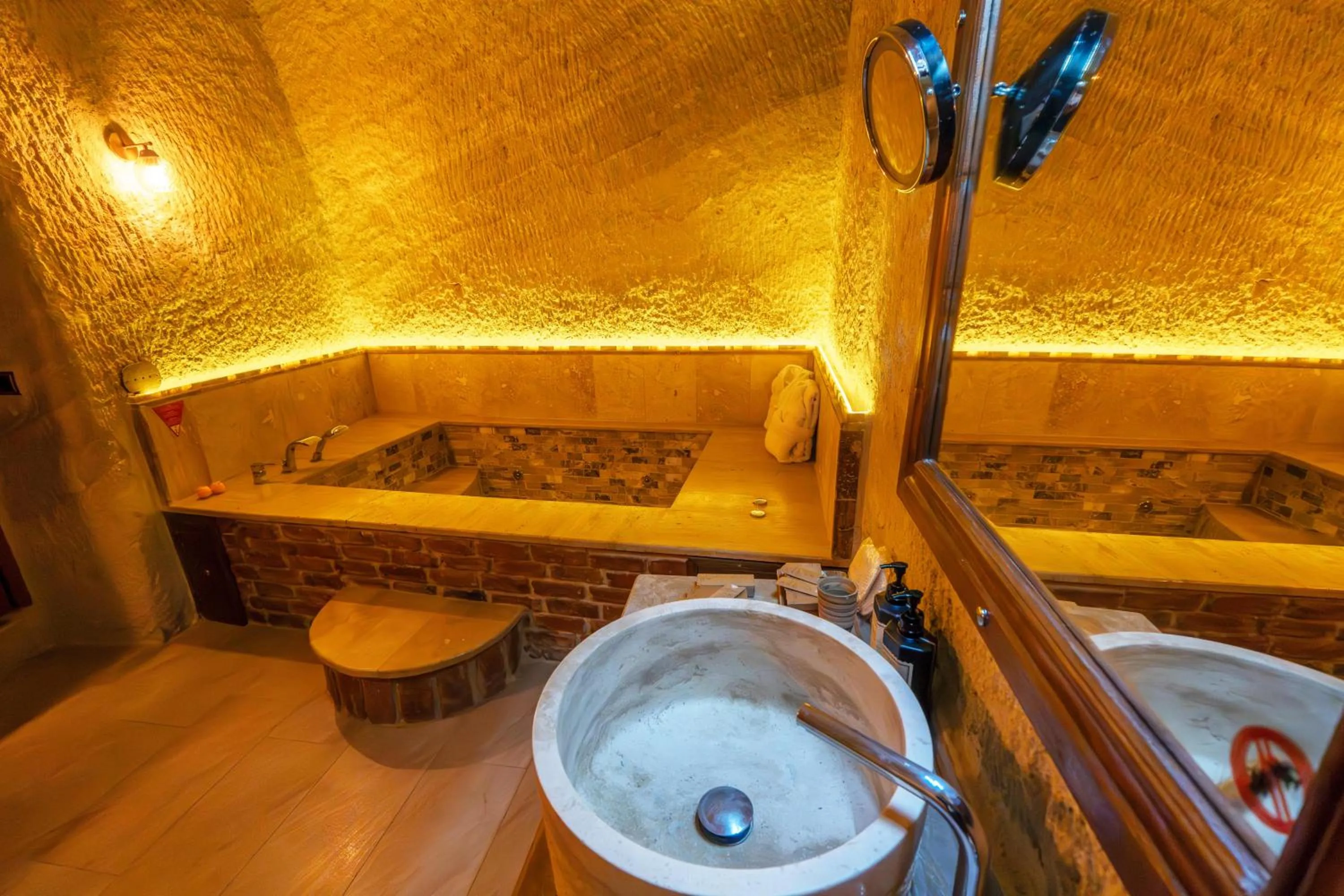 Bathroom in Utopia Cave Cappadocia