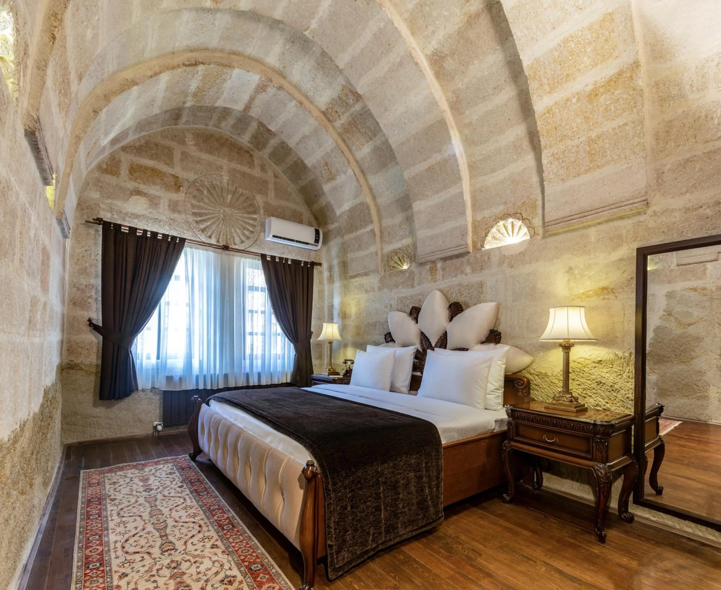 Bed in Utopia Cave Cappadocia