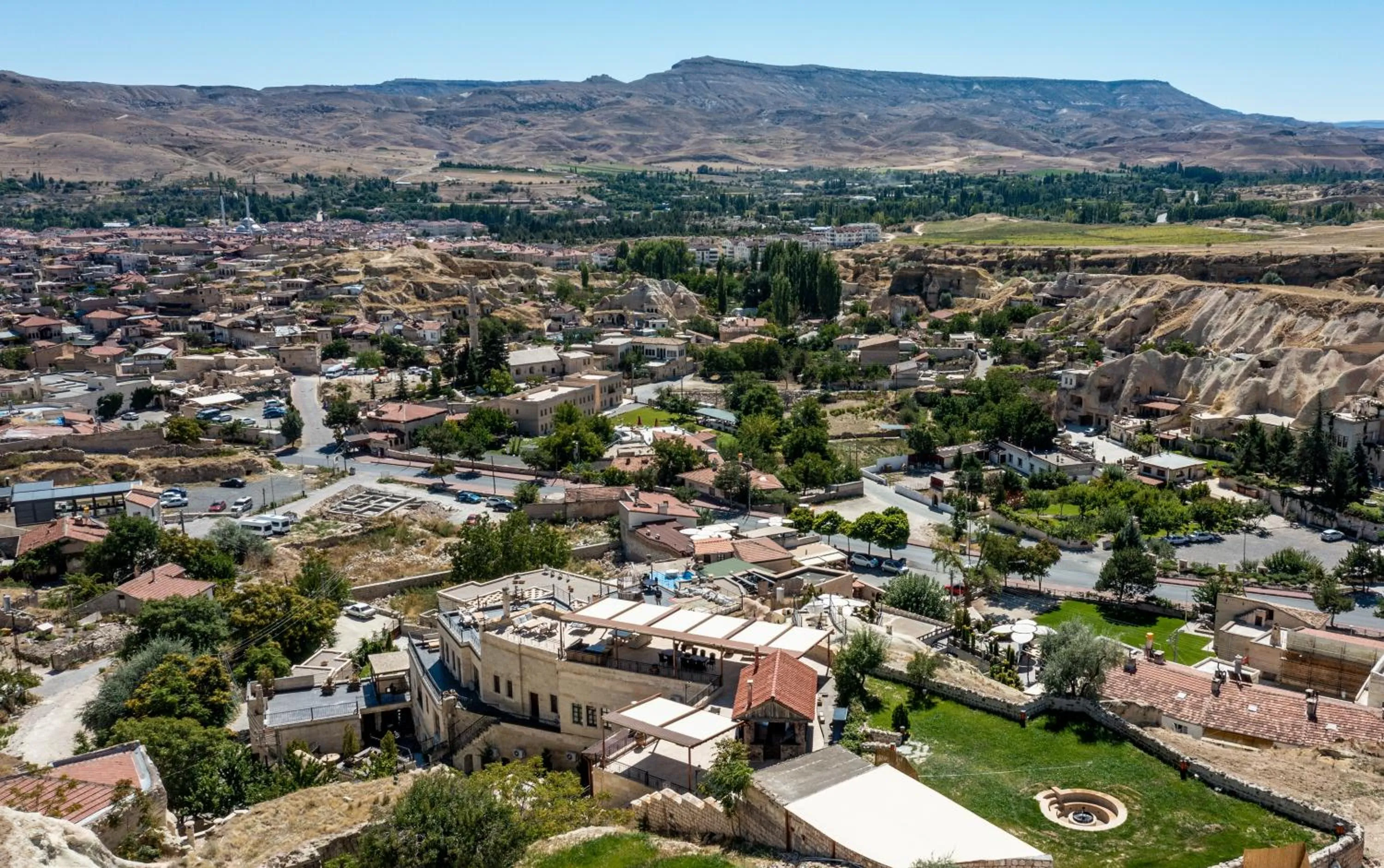 Bird's eye view in Utopia Cave Cappadocia