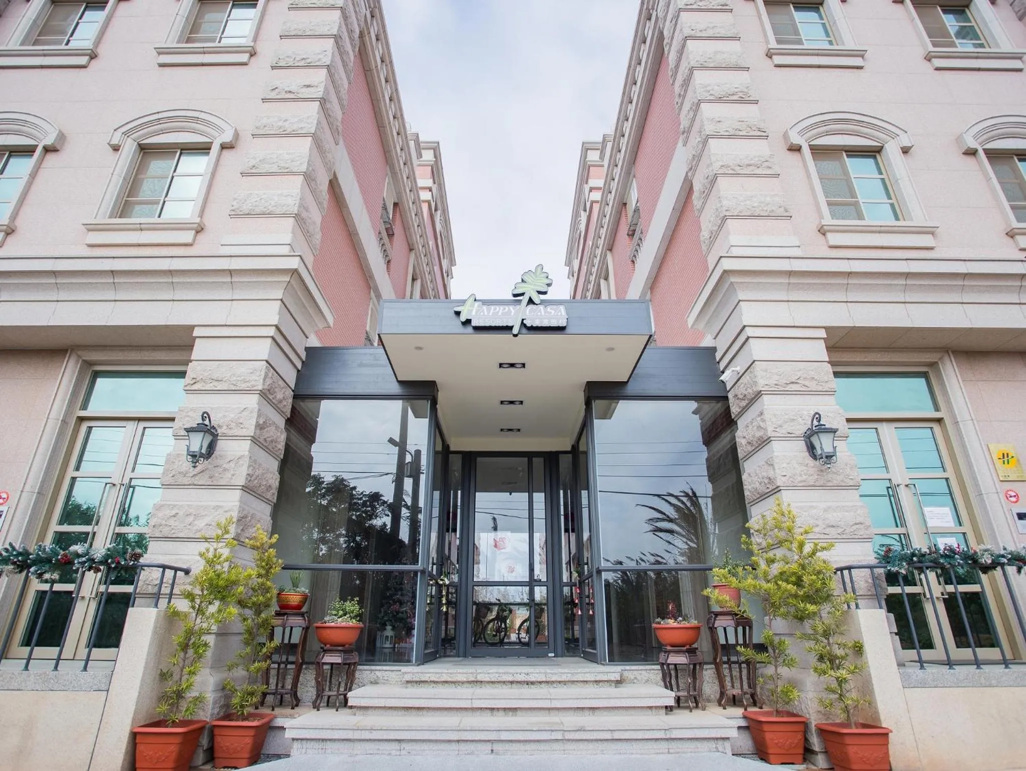 Property building in Happy Casa Resorts