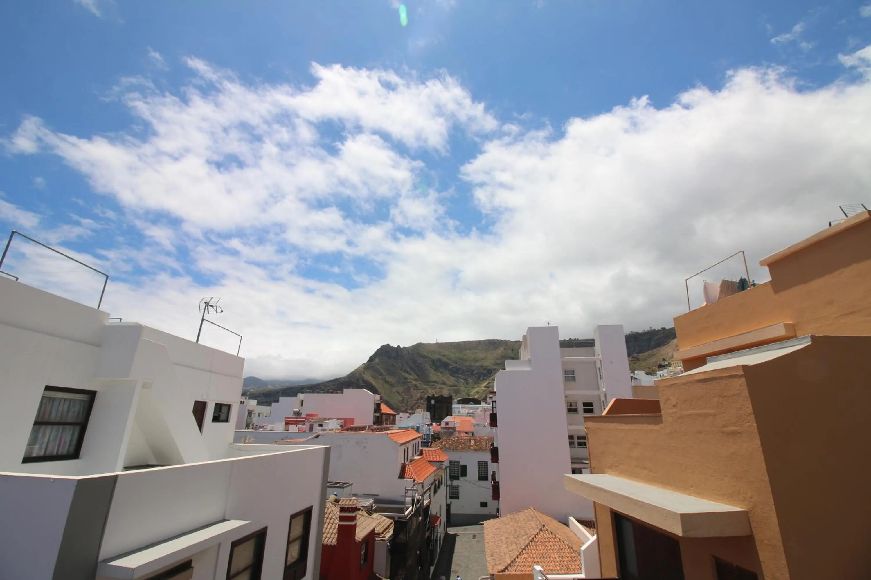 Natural landscape in Banana Garden La Palma