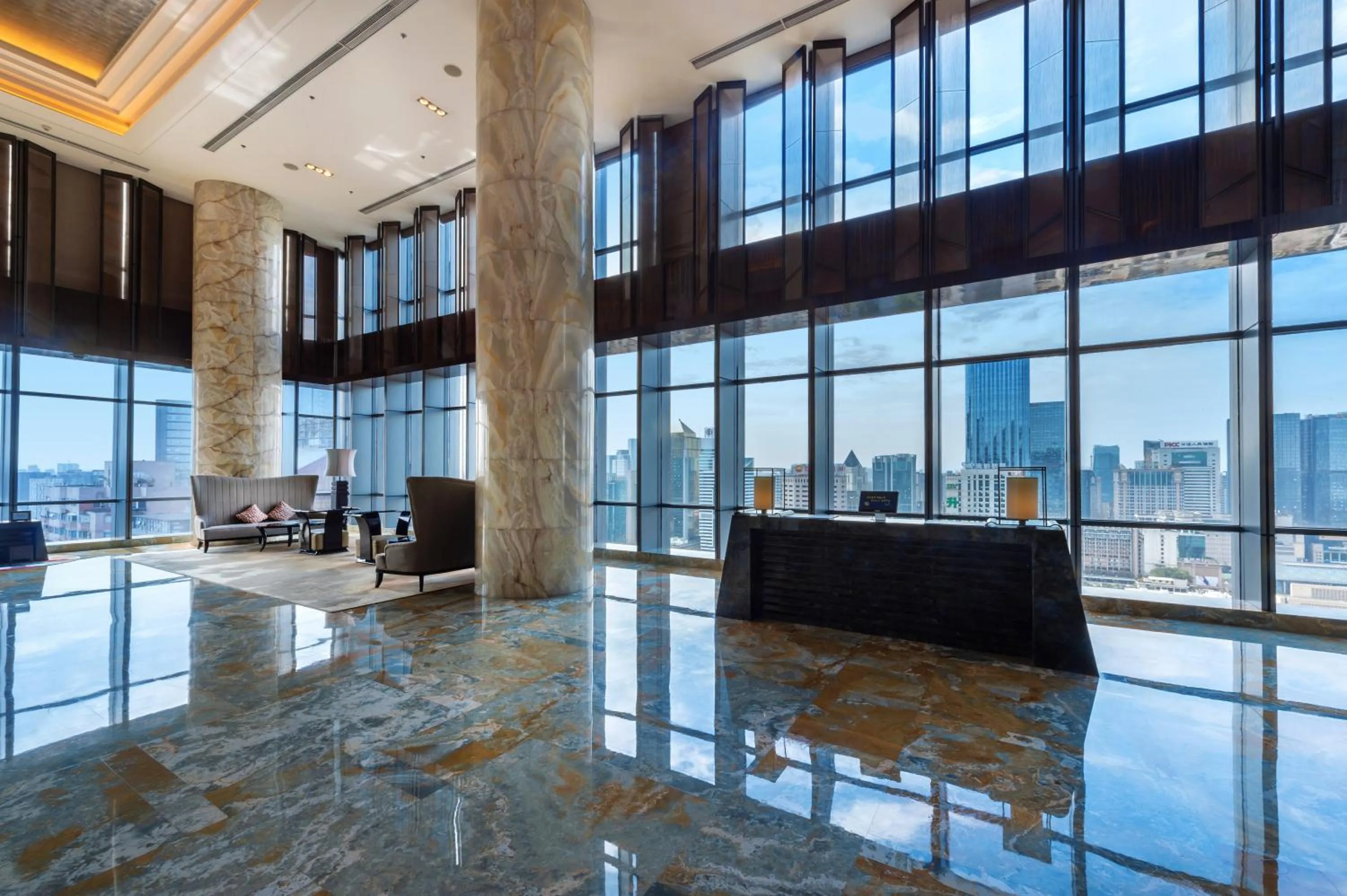 Lobby or reception in The Ritz-Carlton, Chengdu
