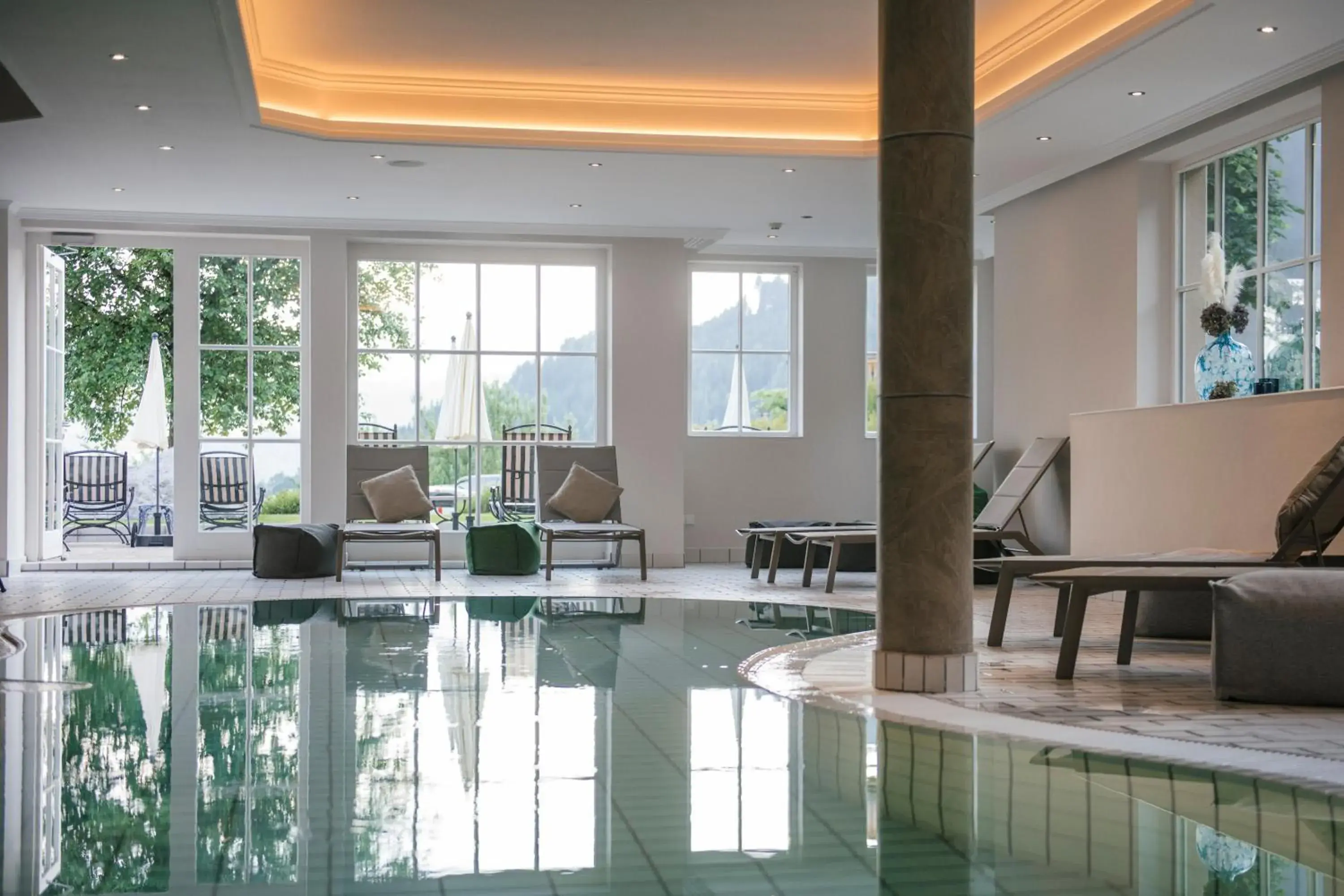 Swimming pool in Hotel AlpenSchlössl Swimming pool in Hotel AlpenSchlössl