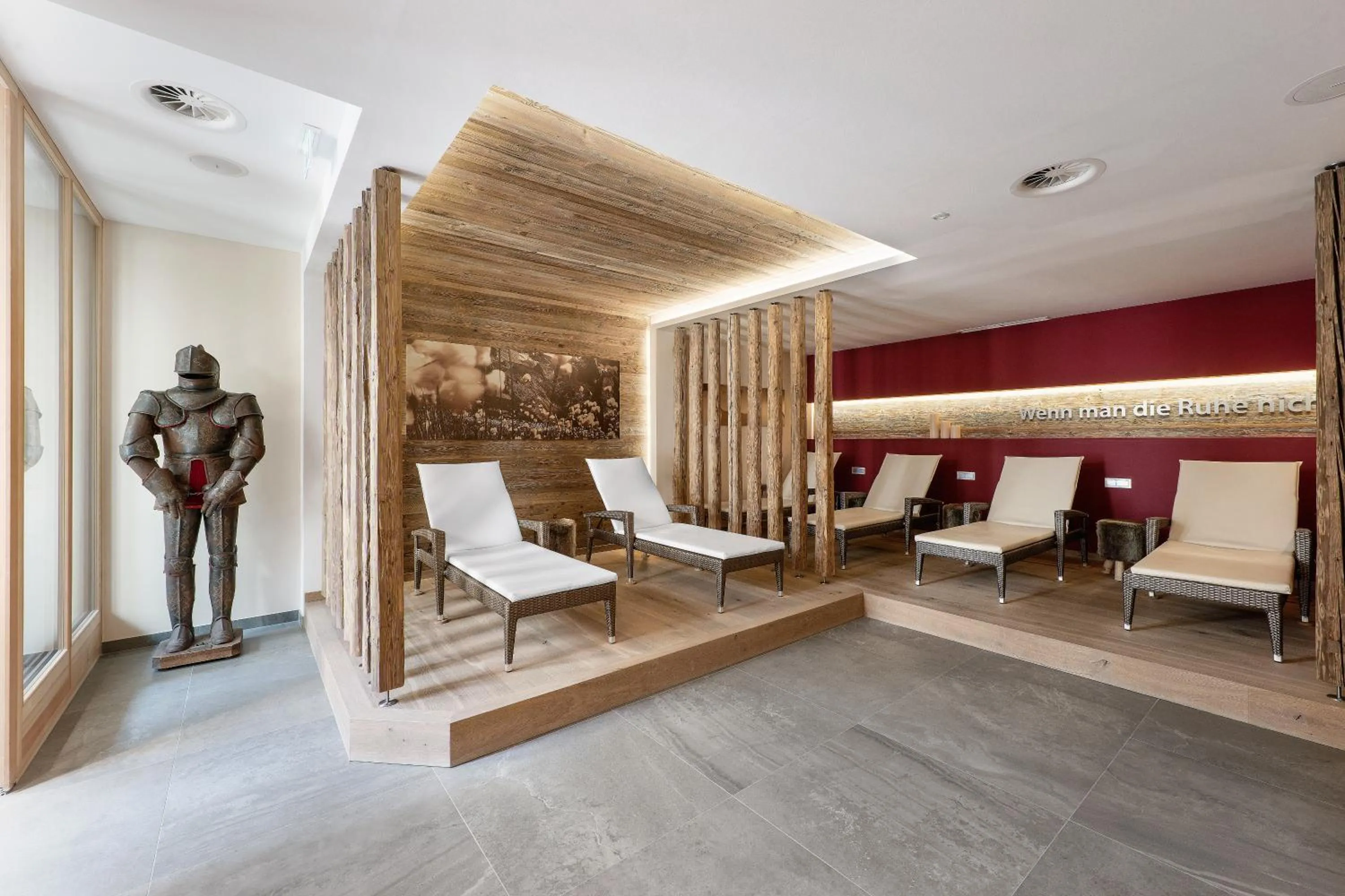 Sauna, Bed in Hotel AlpenSchlössl