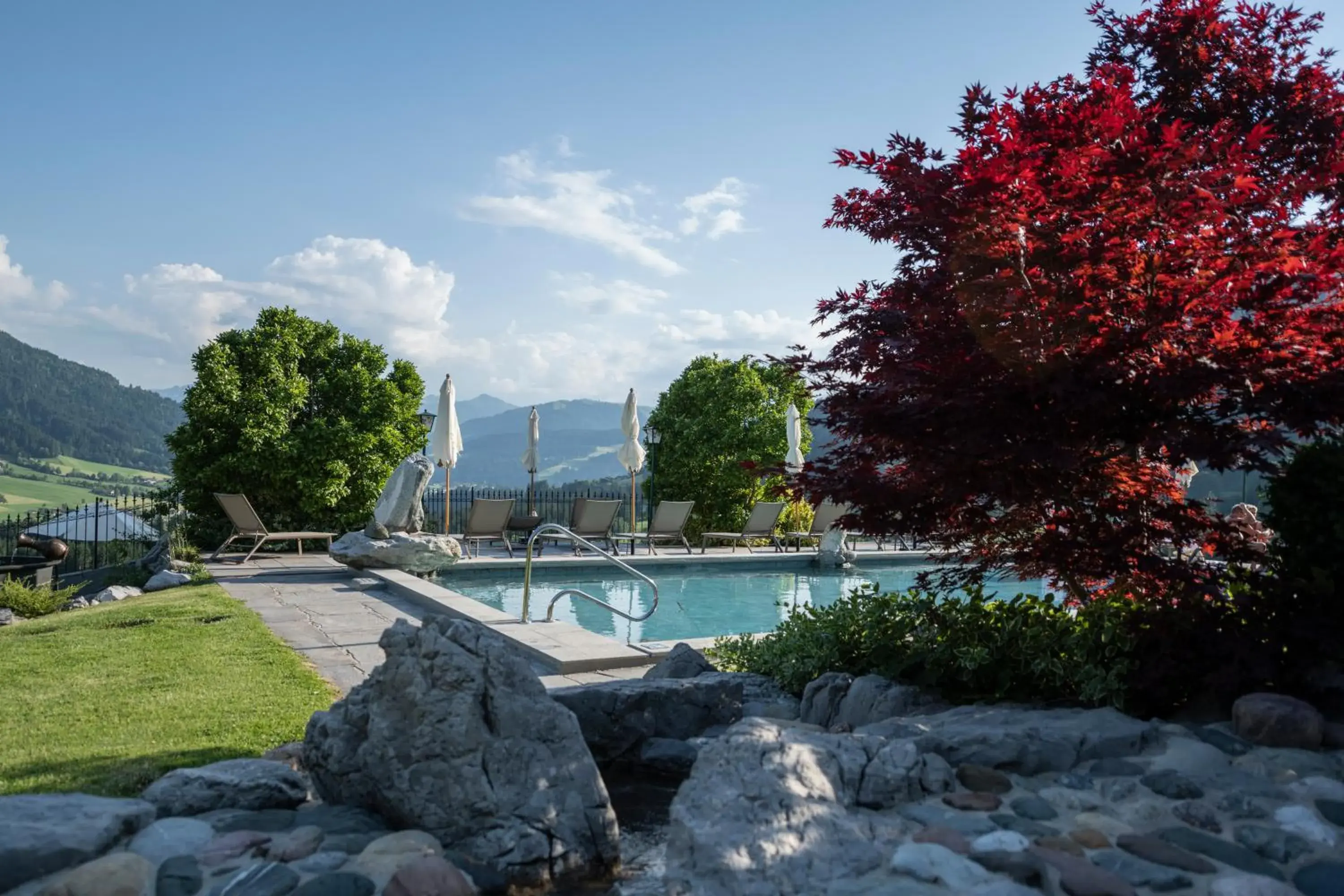 Swimming pool in Hotel AlpenSchlössl Swimming pool in Hotel AlpenSchlössl
