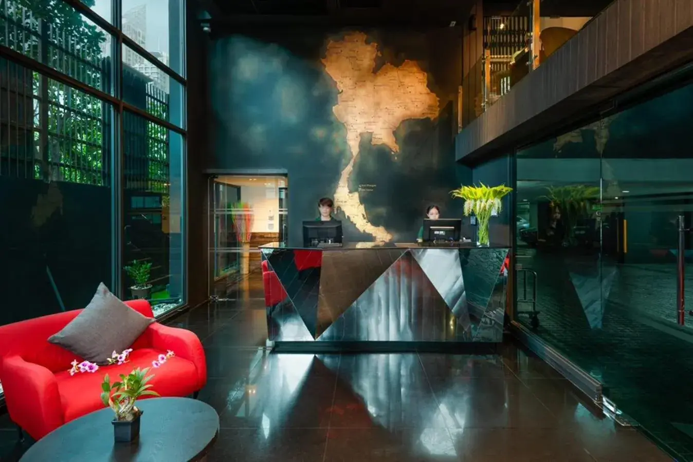 Lobby or reception in Maitria Mode Sukhumvit 15 Bangkok - A Chatrium Collection Lobby or reception in Maitria Mode Sukhumvit 15 Bangkok - A Chatrium Collection