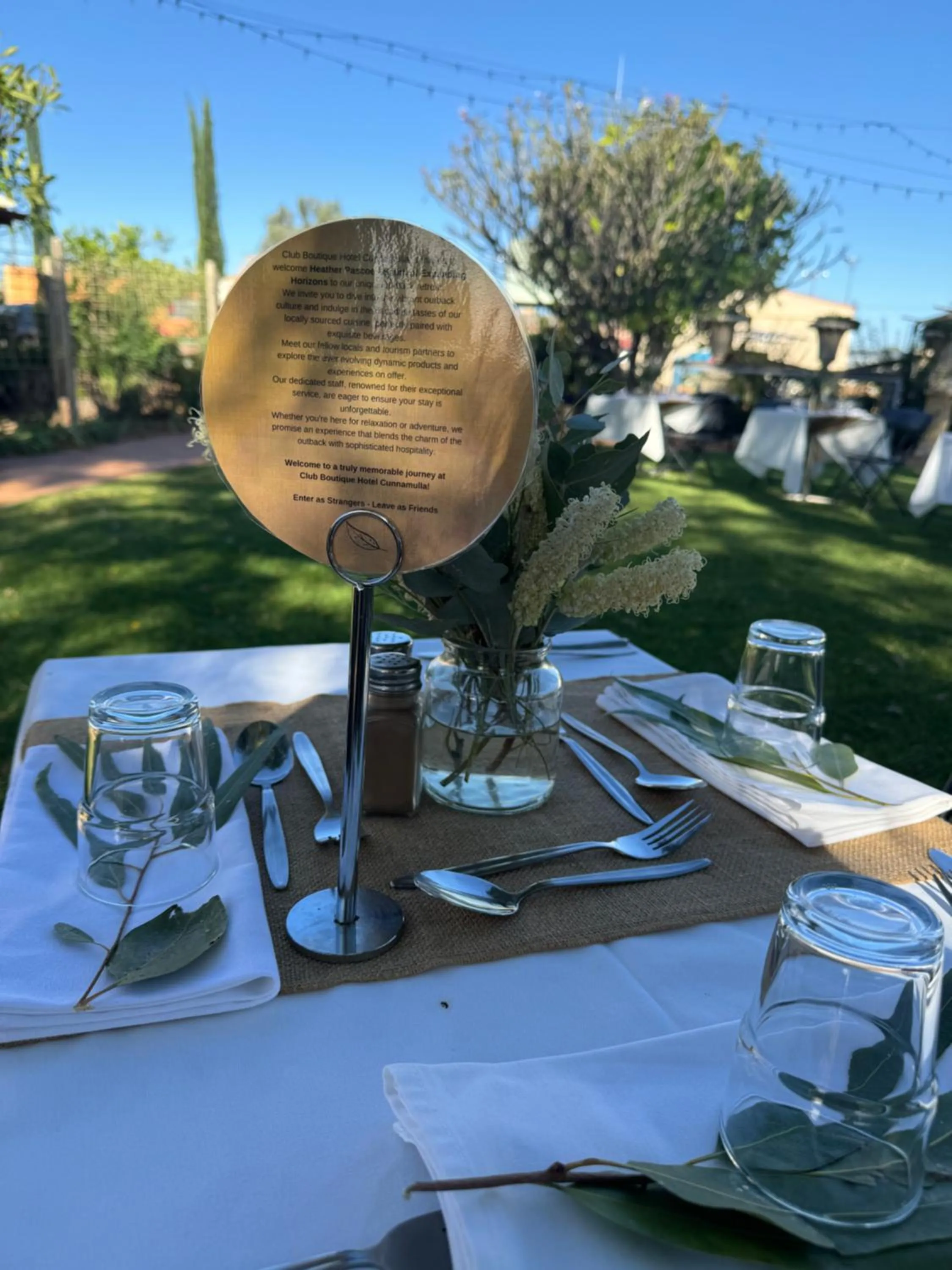 Garden in Club Boutique Hotel Cunnamulla