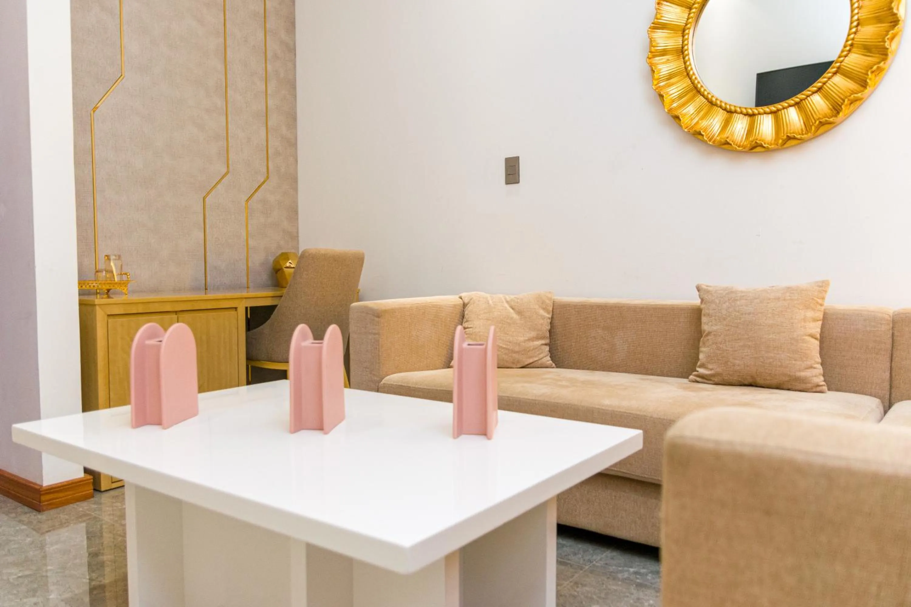 Living room in L'ver Hotel