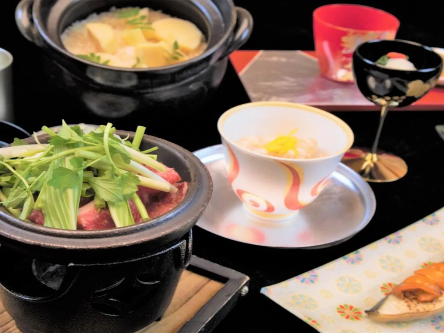 Food and drinks in Sun Members Kyoto Saga