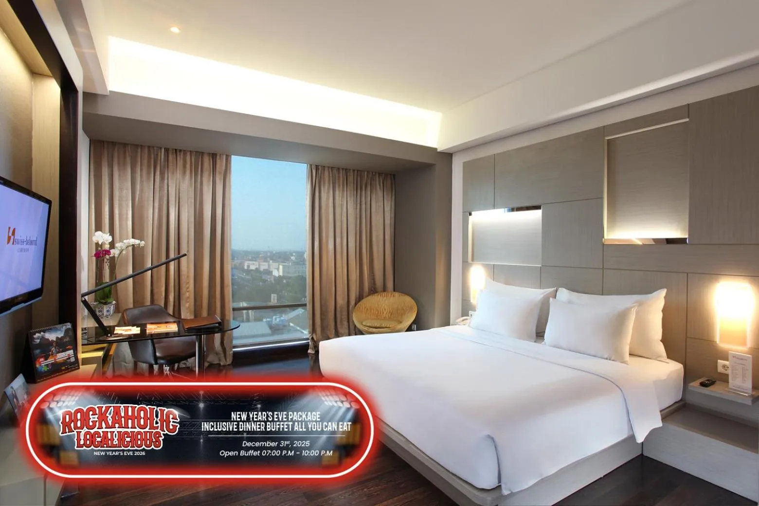 Bedroom, Bed in Swiss-Belhotel Cirebon