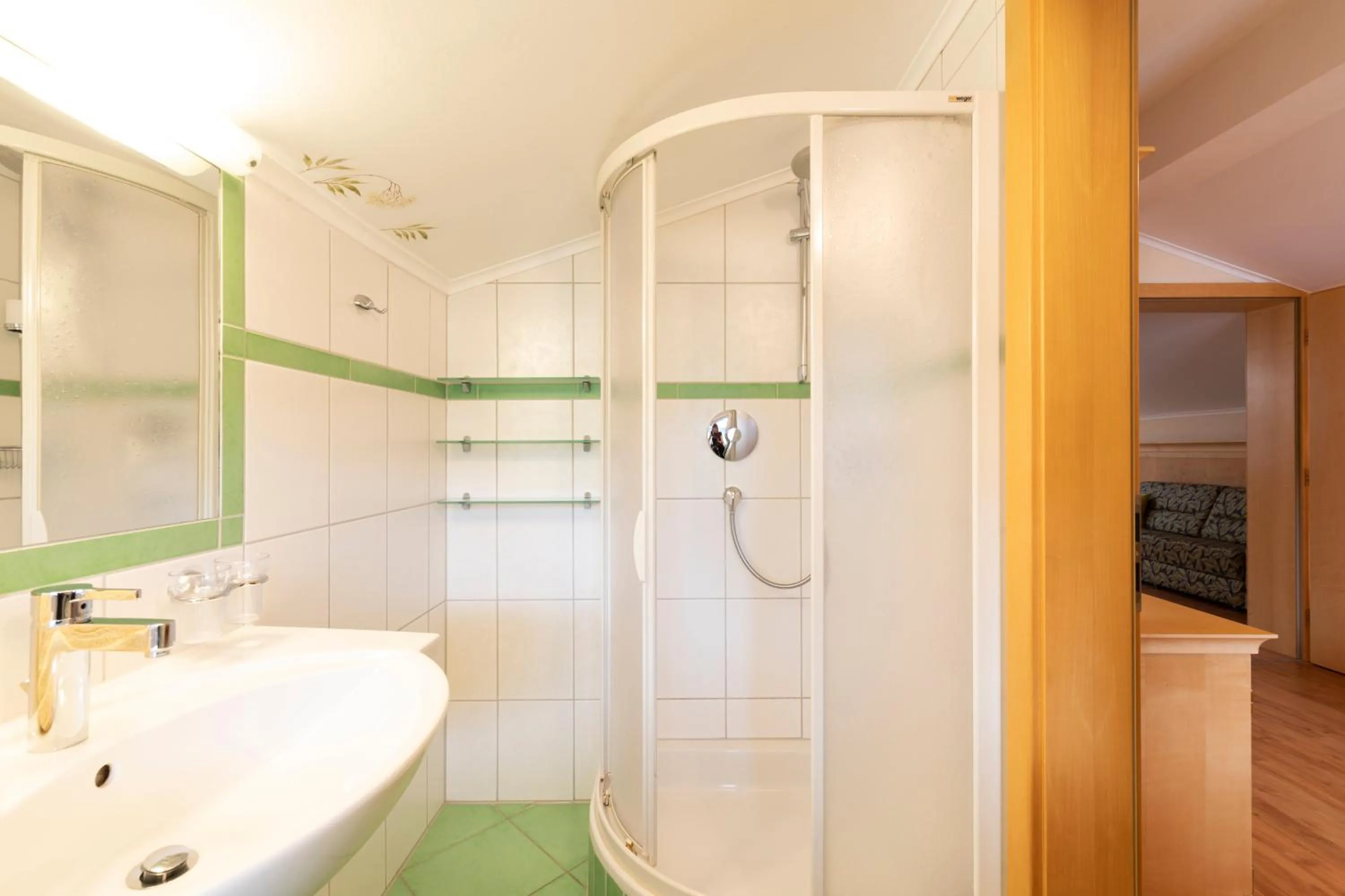 Shower in Residenz Theresa