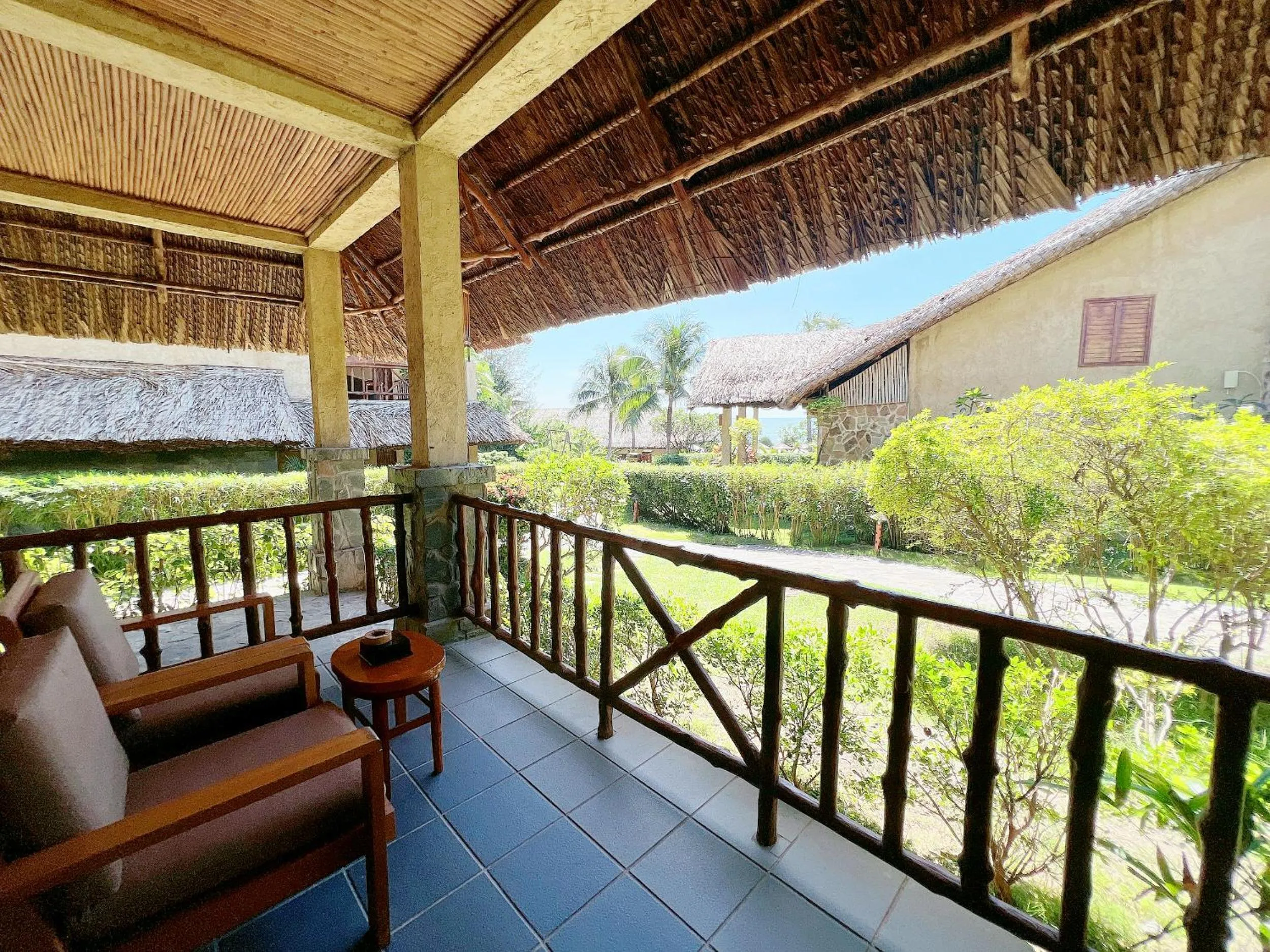 Balcony/Terrace in Aroma Beach Resort and Spa