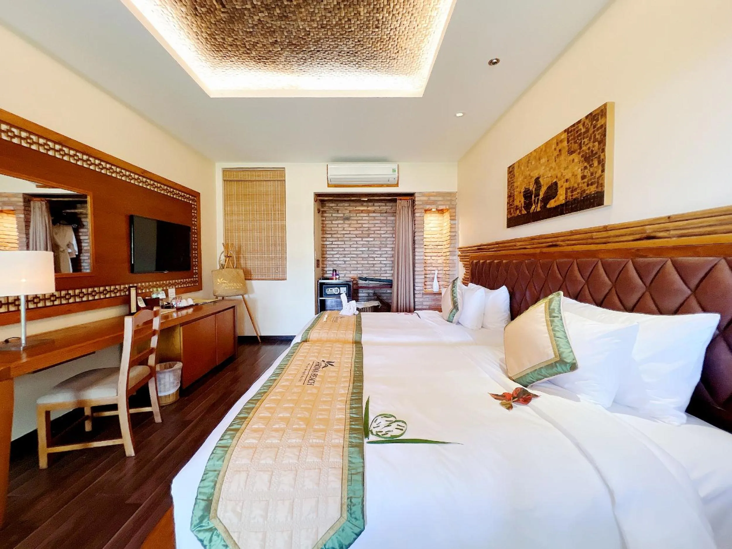 Bedroom, Bed in Aroma Beach Resort and Spa