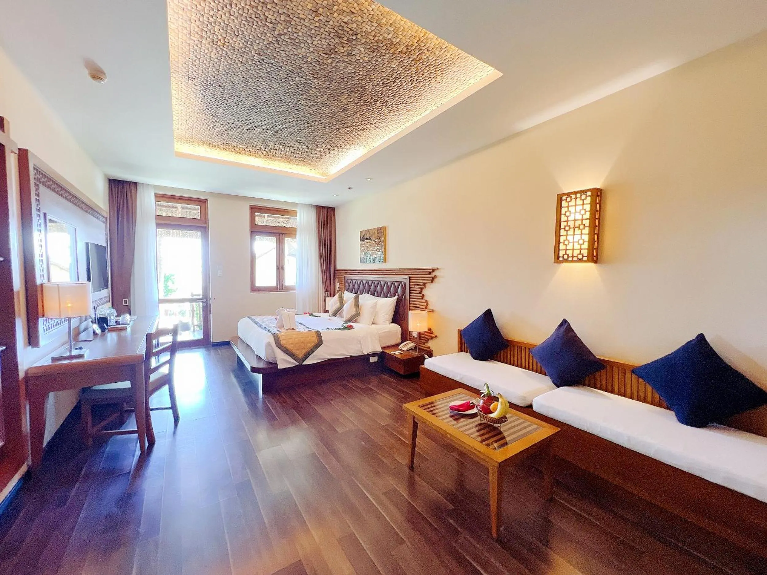 Photo of the whole room, Bed in Aroma Beach Resort and Spa