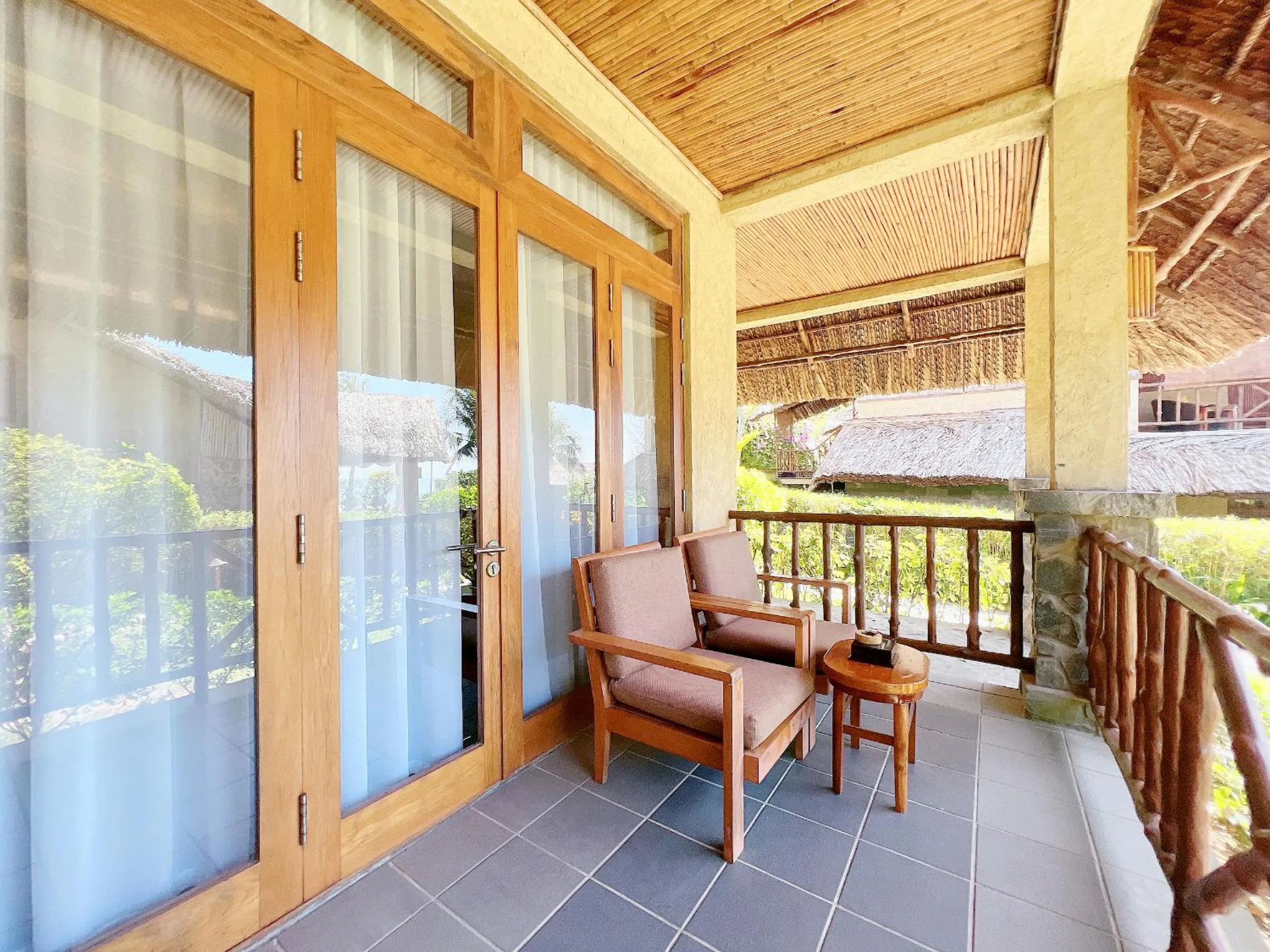 Balcony/Terrace in Aroma Beach Resort and Spa