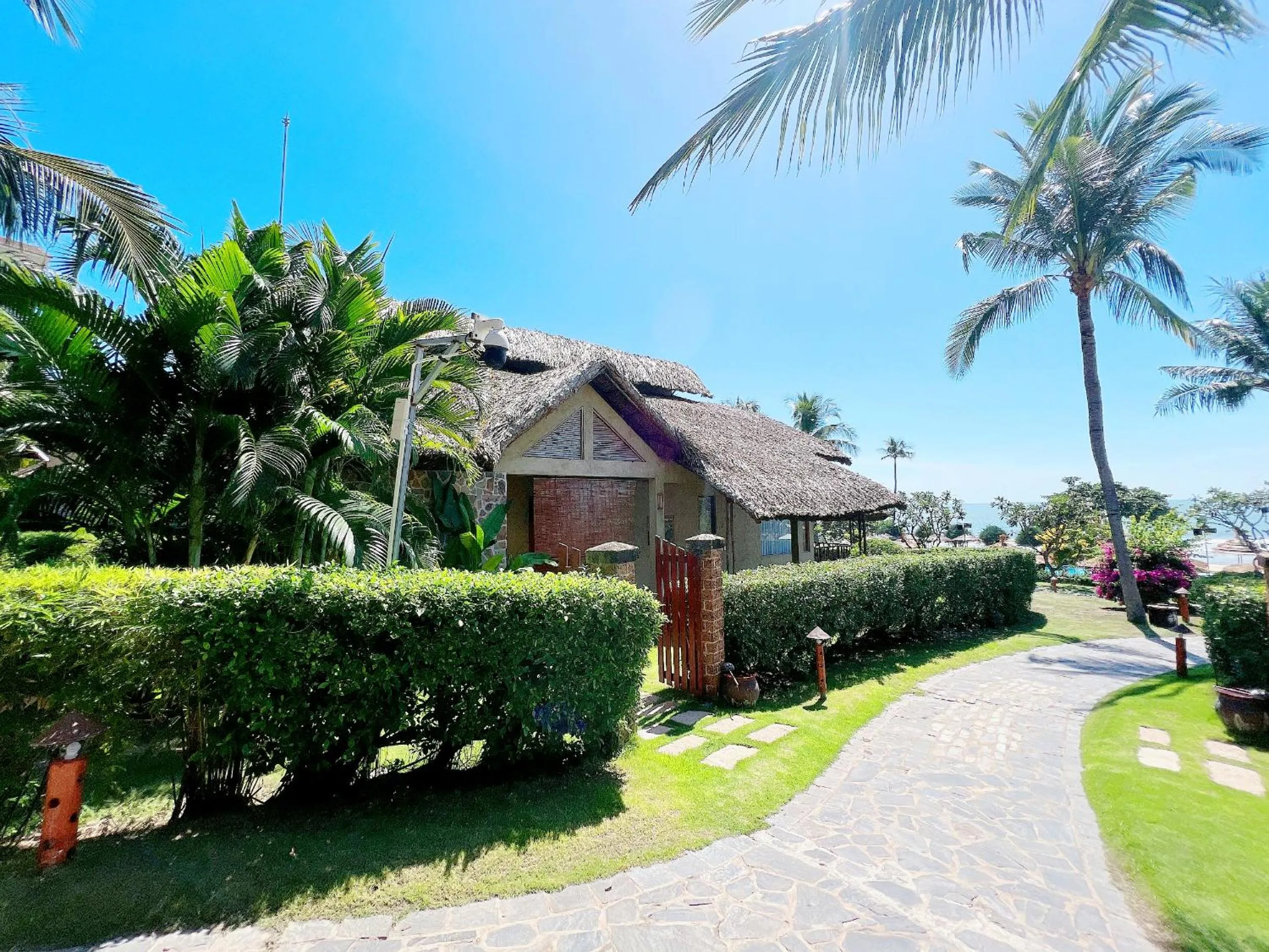 Facade/entrance in Aroma Beach Resort and Spa