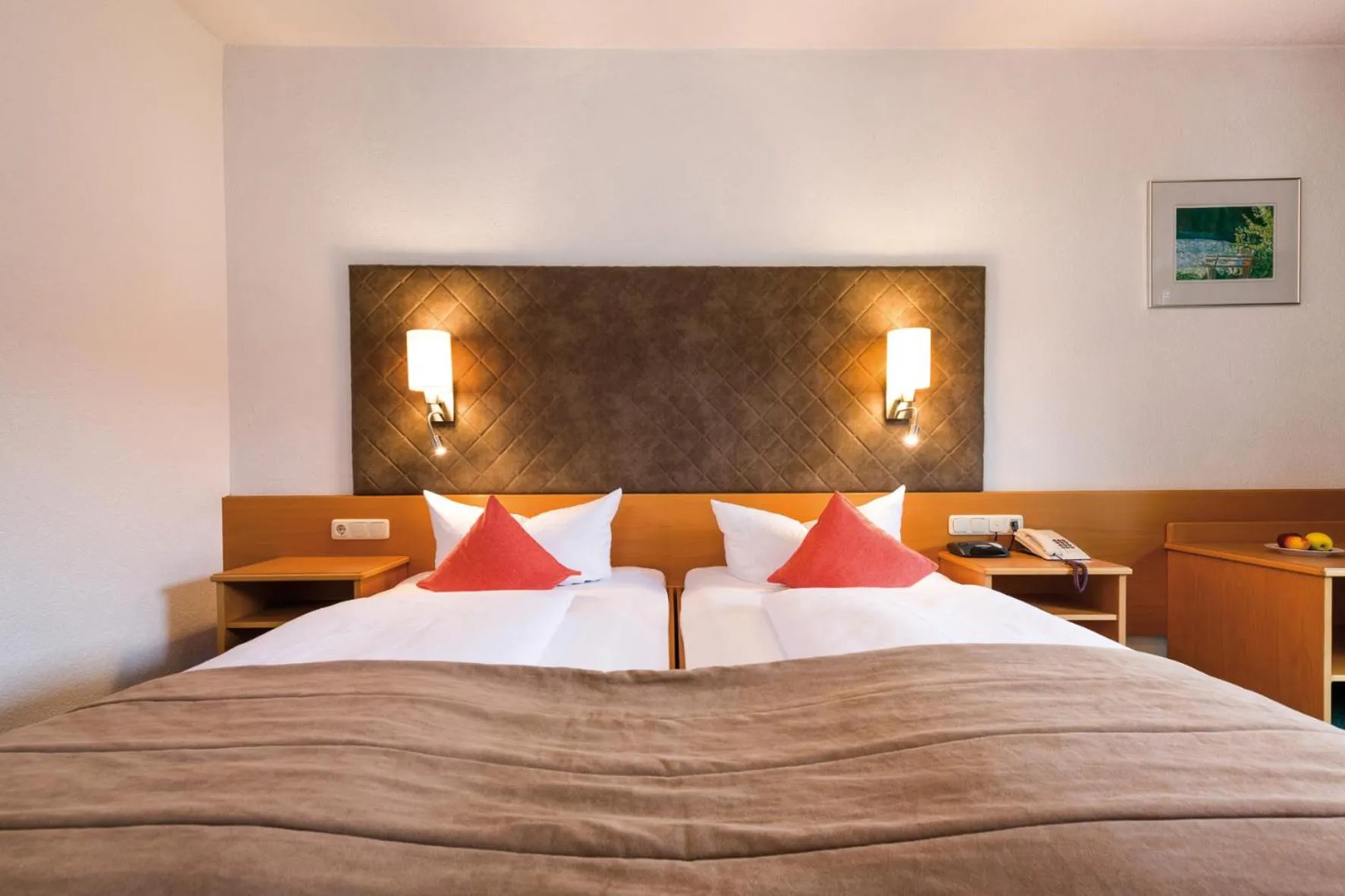 Photo of the whole room, Bed in Hotel Goldene Rose