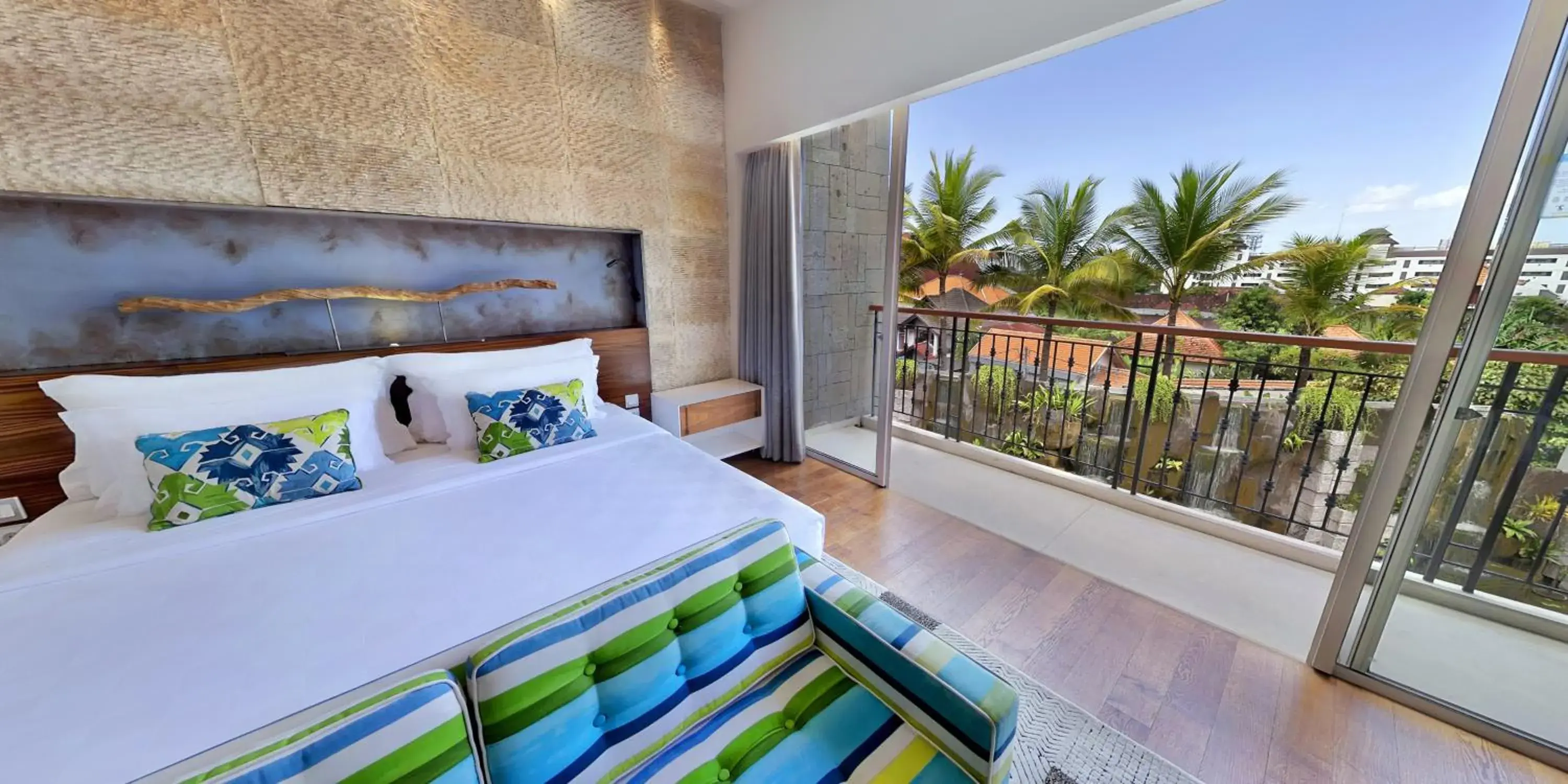 View (from property/room), Bed in TS SUITES Seminyak Bali View (from property/room), Bed in TS SUITES Seminyak Bali