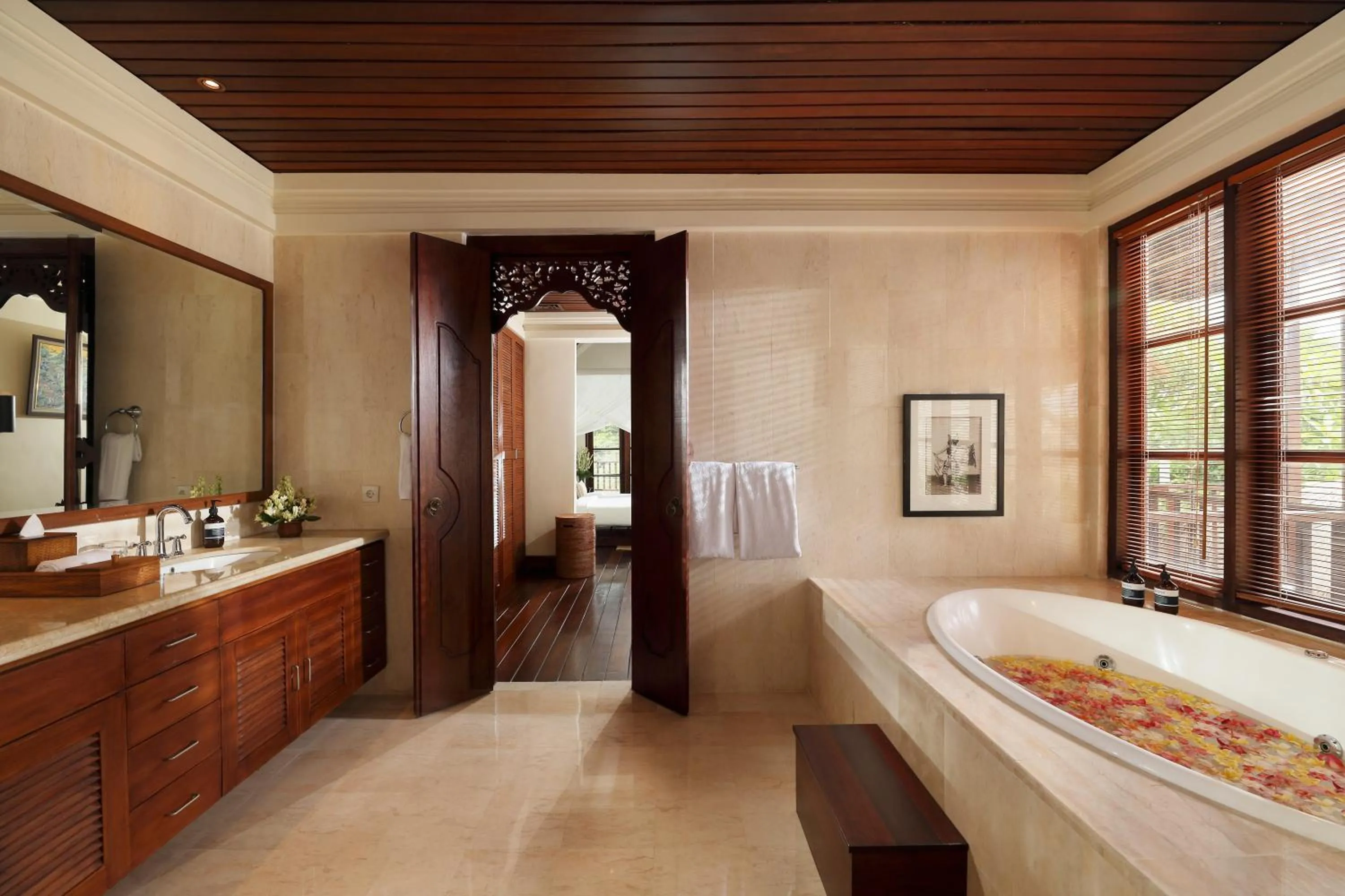 Bathroom in Jimbaran Beach Villas by Nakula