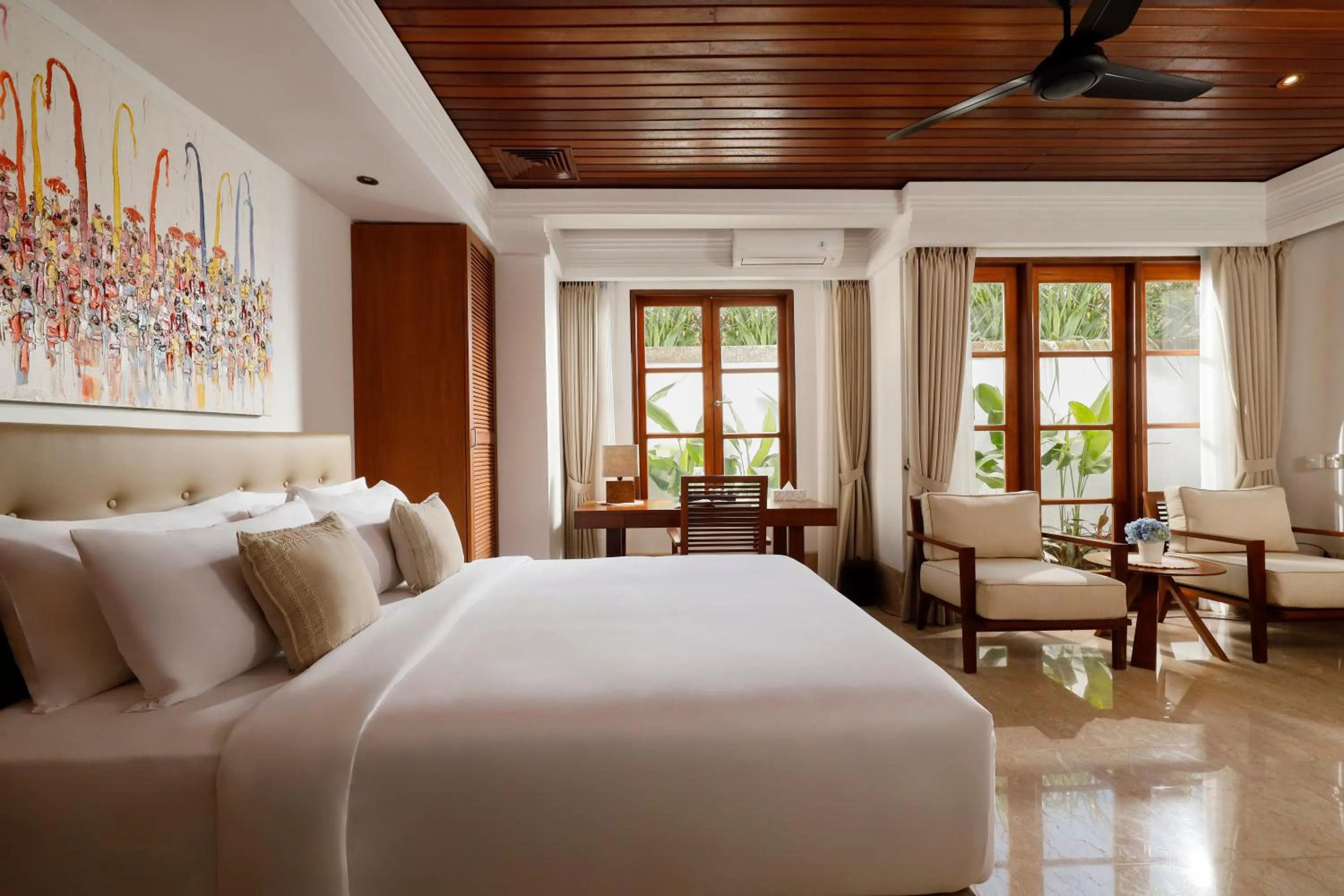 Bed in Jimbaran Beach Villas by Nakula