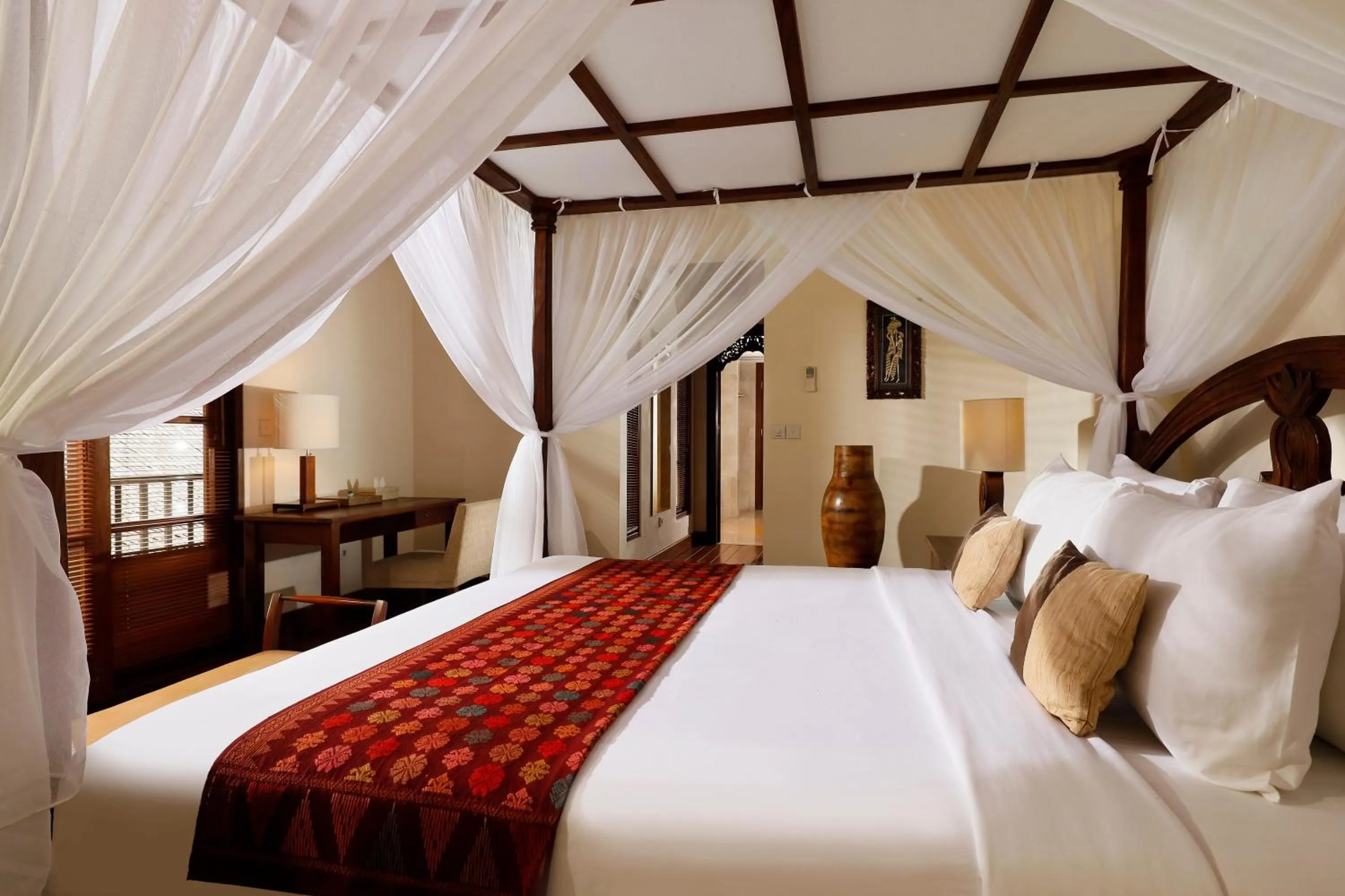 Bedroom, Bed in Jimbaran Beach Villas by Nakula