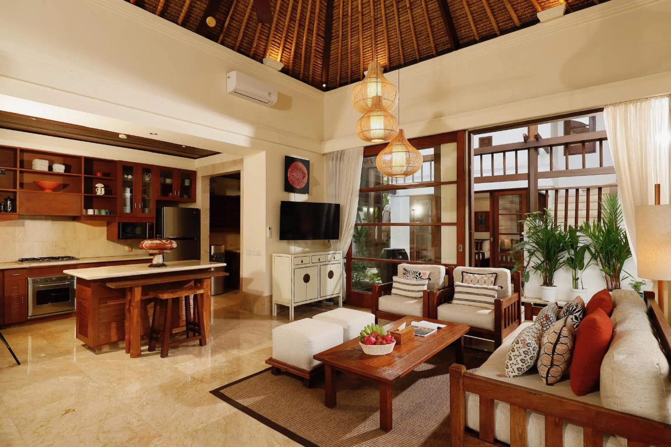 TV and multimedia in Jimbaran Beach Villas by Nakula