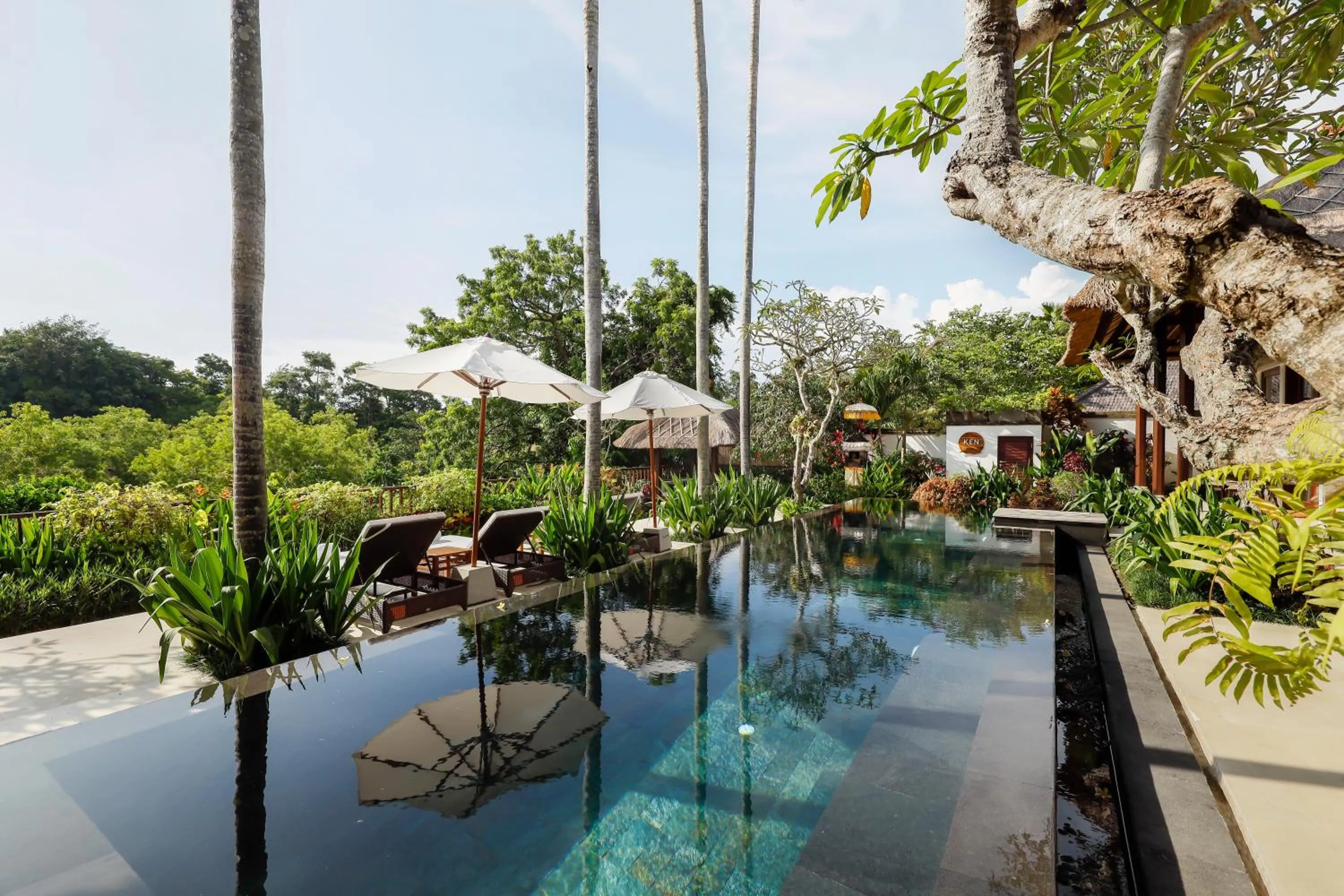 Pool view in Jimbaran Beach Villas by Nakula