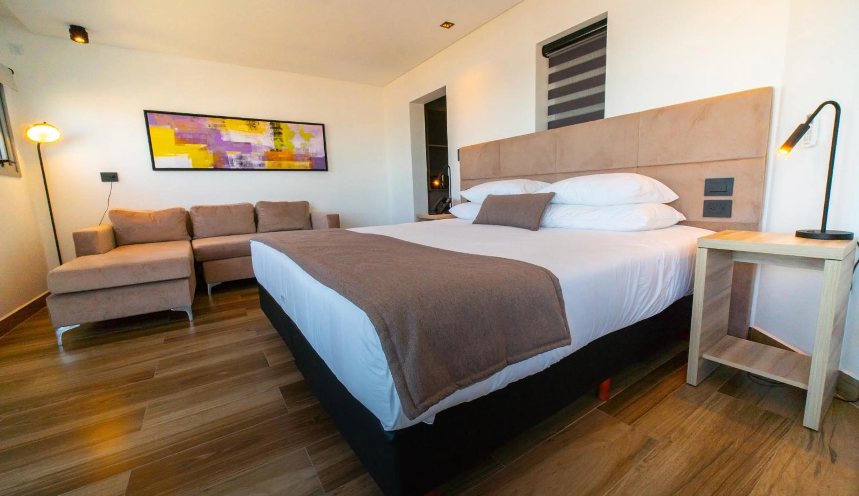 Bed in Neco Boutique Hotel