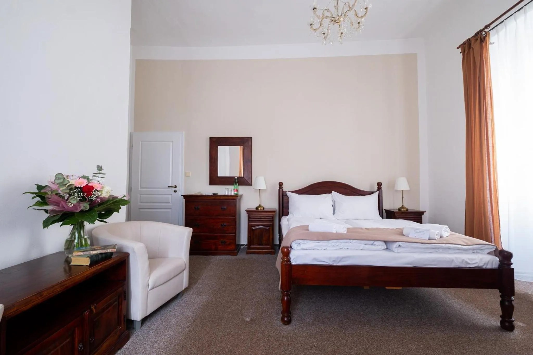 Bed in Zámecký Hotel ANTON FLORIAN