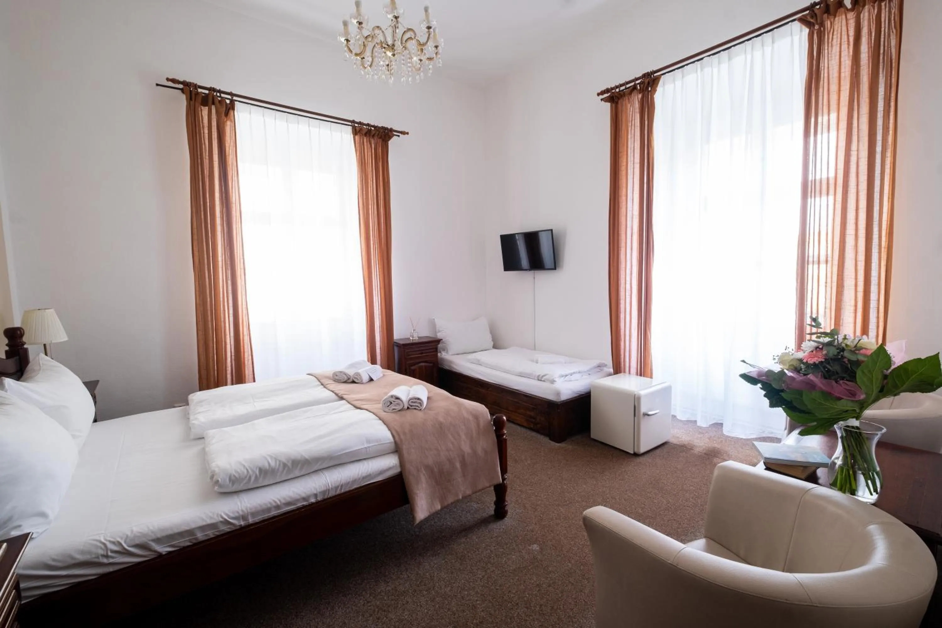 Bed in Zámecký Hotel ANTON FLORIAN