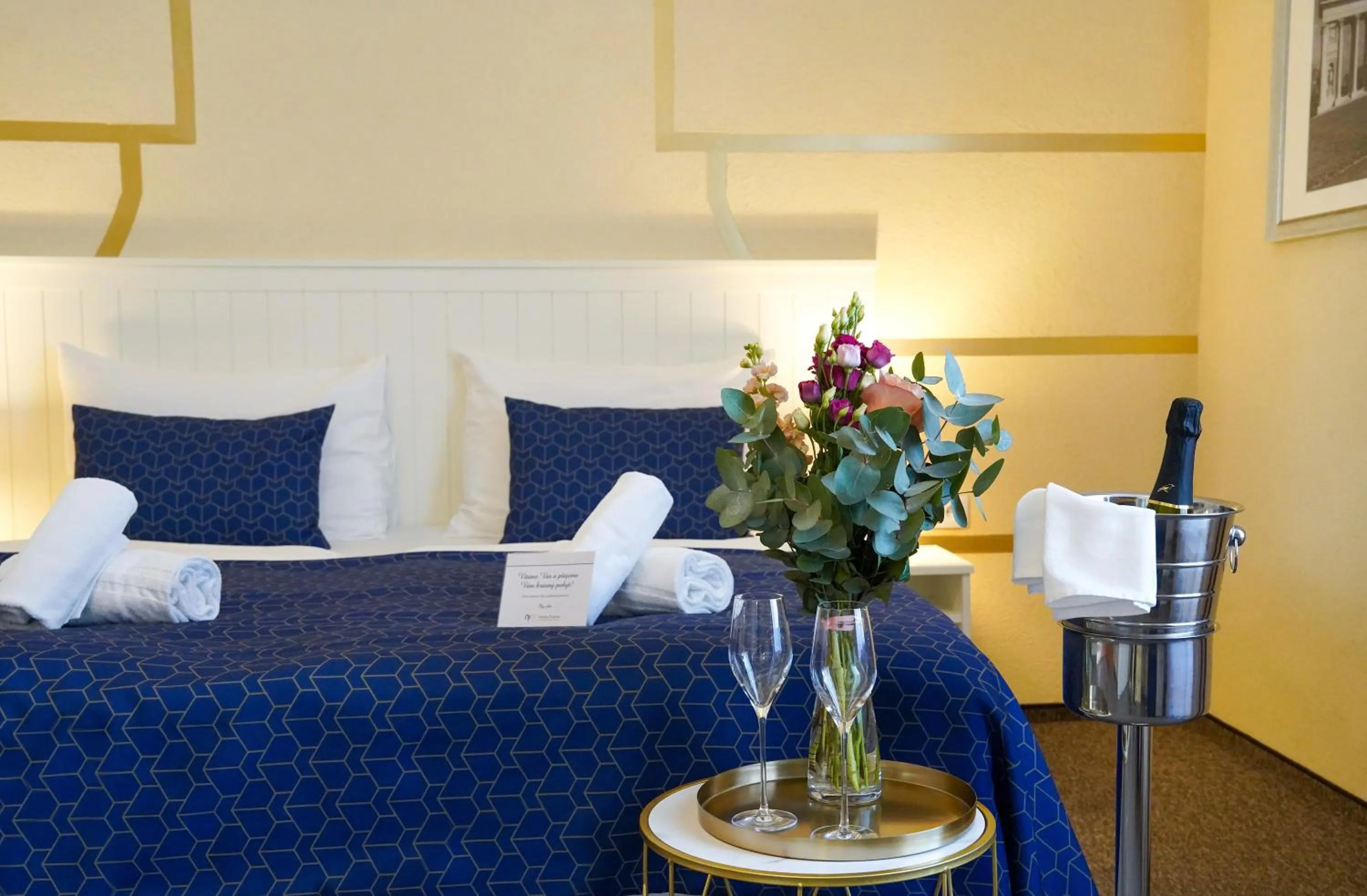 Bed in Zámecký Hotel ANTON FLORIAN