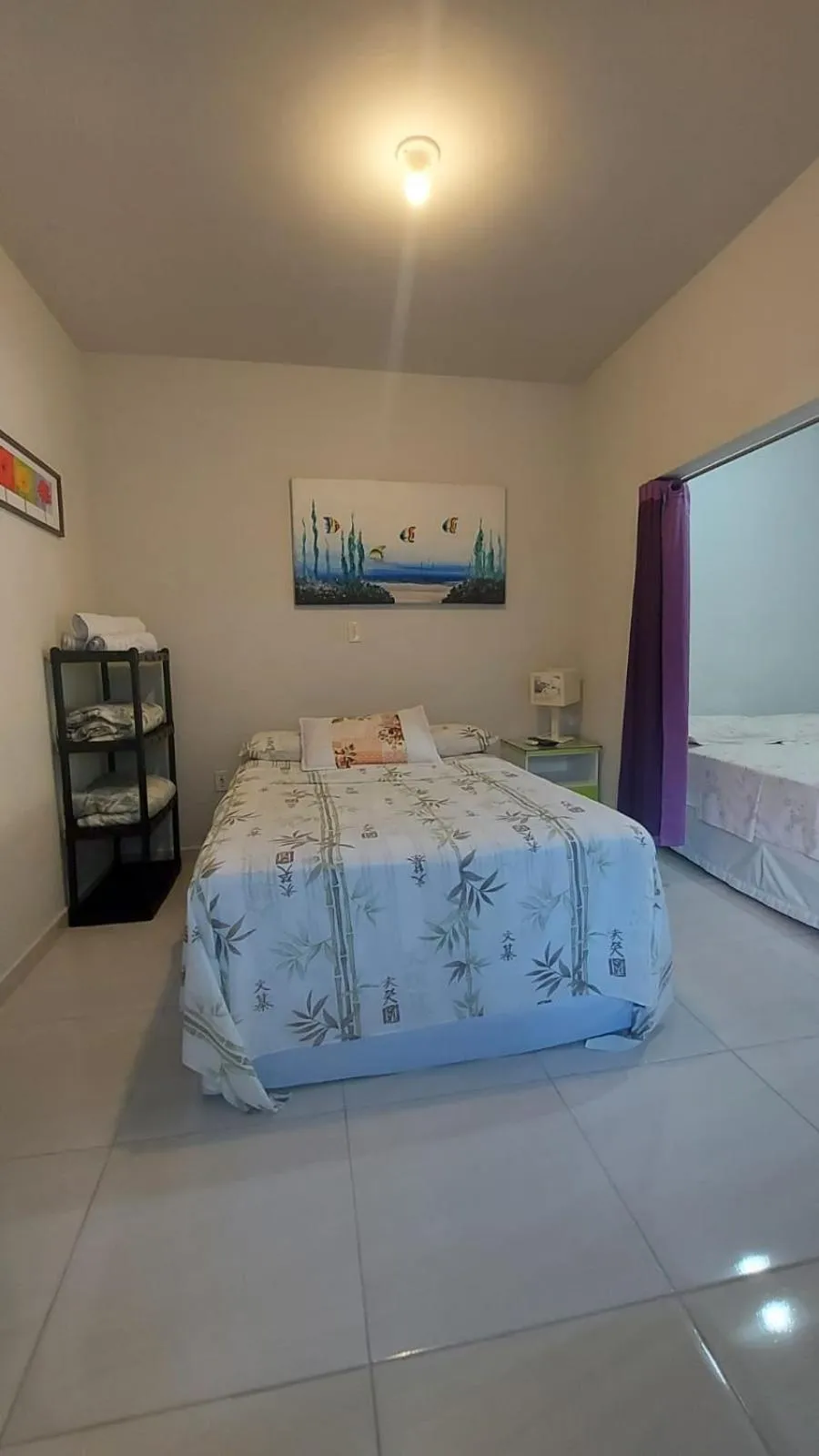 Bed in Pousada Executiva SolRiso Aeroporto Florianópolis