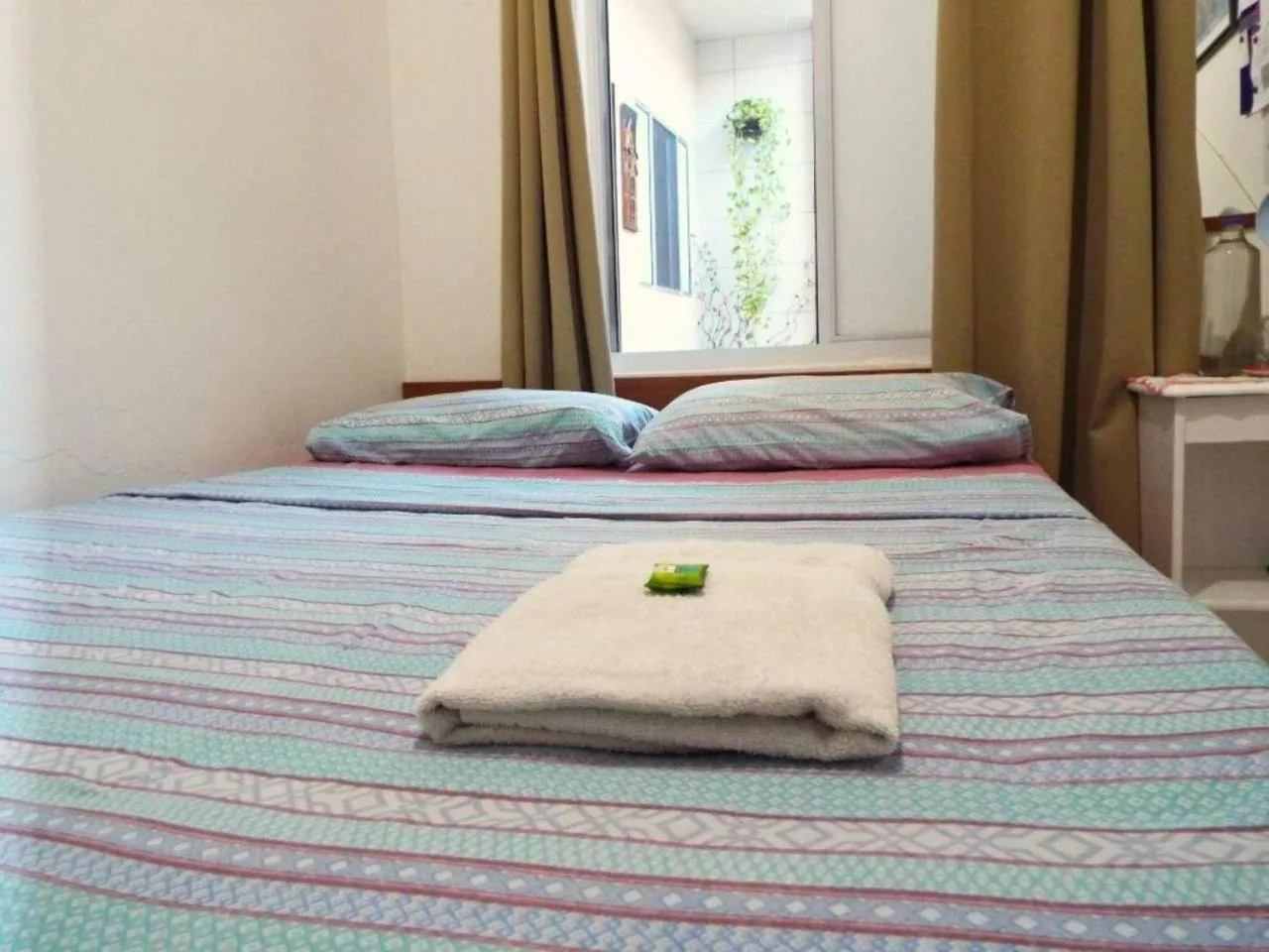 Bed in Pousada Executiva SolRiso Aeroporto Florianópolis