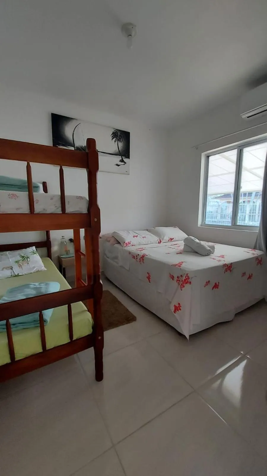 Bed in Pousada Executiva SolRiso Aeroporto Florianópolis