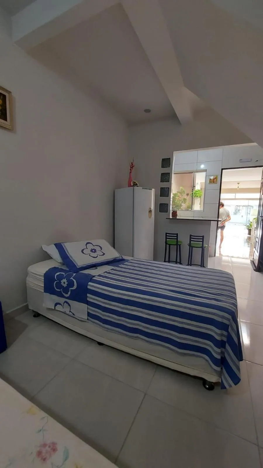 Bed in Pousada Executiva SolRiso Aeroporto Florianópolis