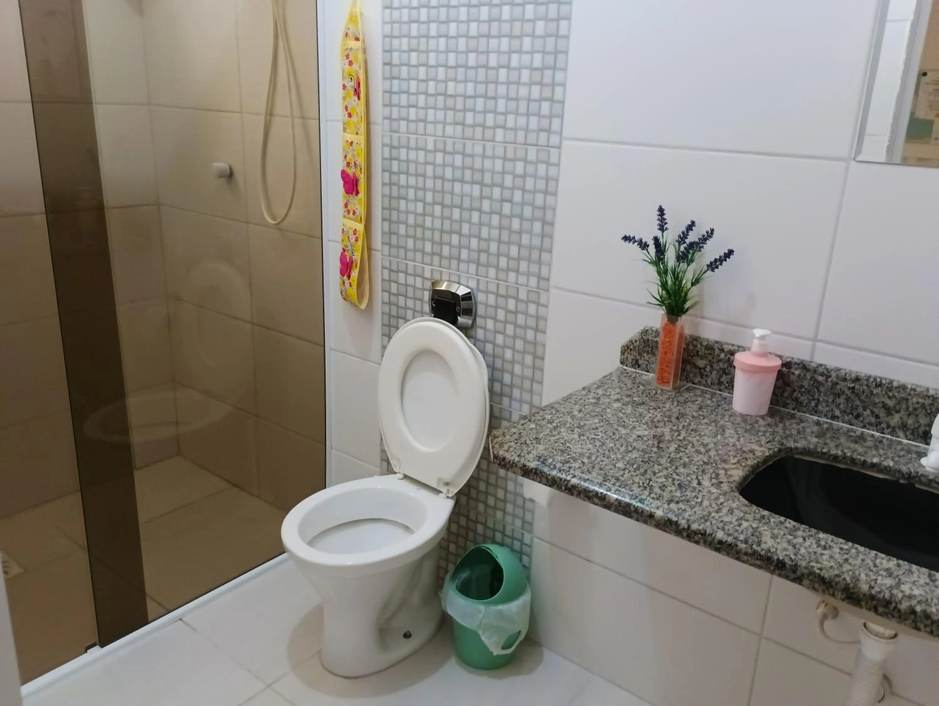 Shower in Pousada Executiva SolRiso Aeroporto Florianópolis