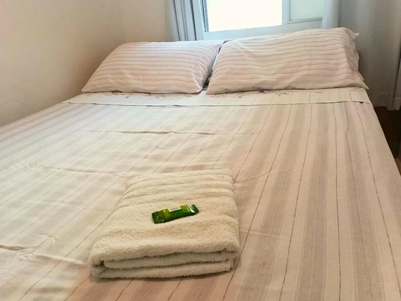 Bed in Pousada Executiva SolRiso Aeroporto Florianópolis