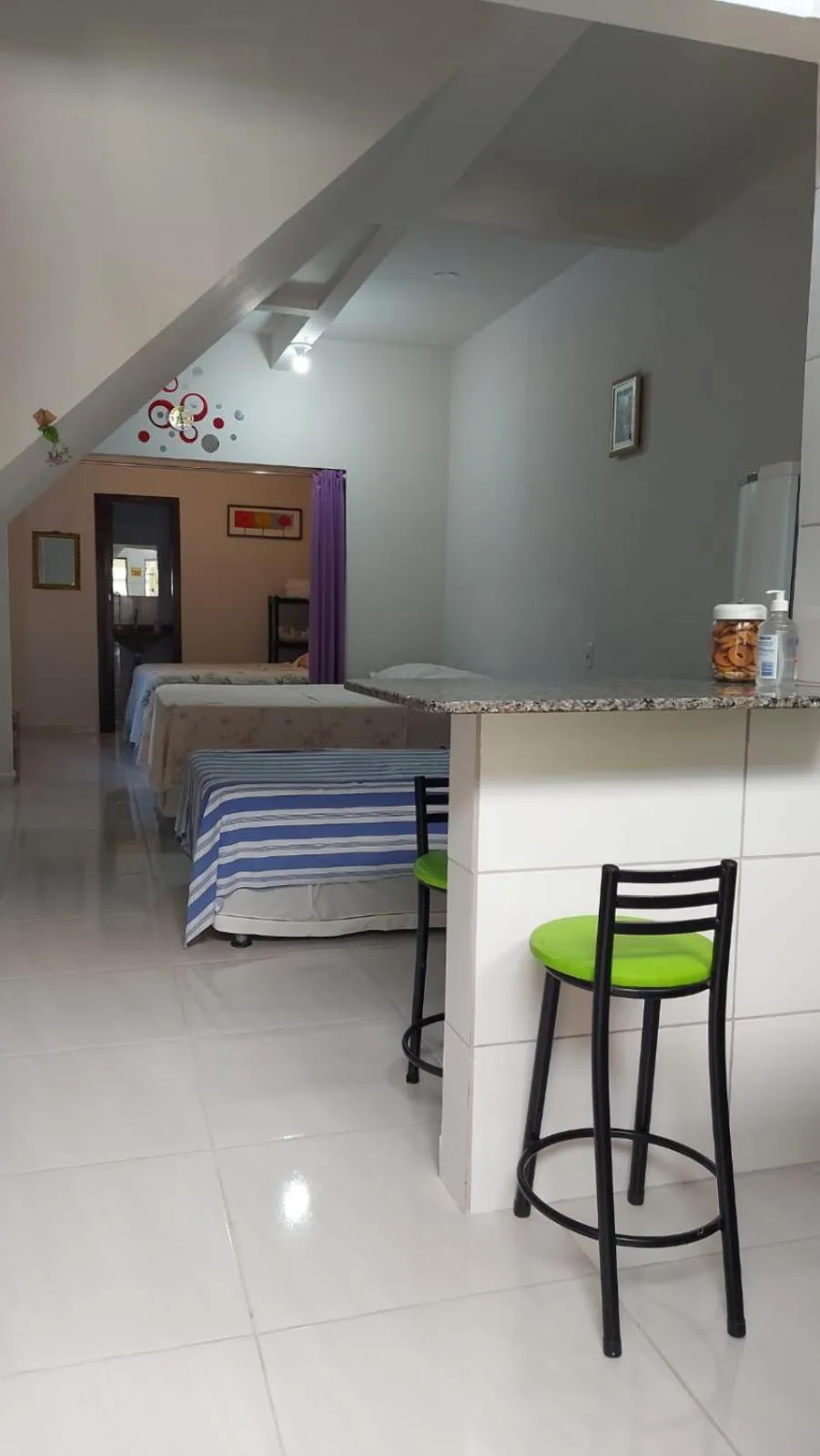 Bed in Pousada Executiva SolRiso Aeroporto Florianópolis